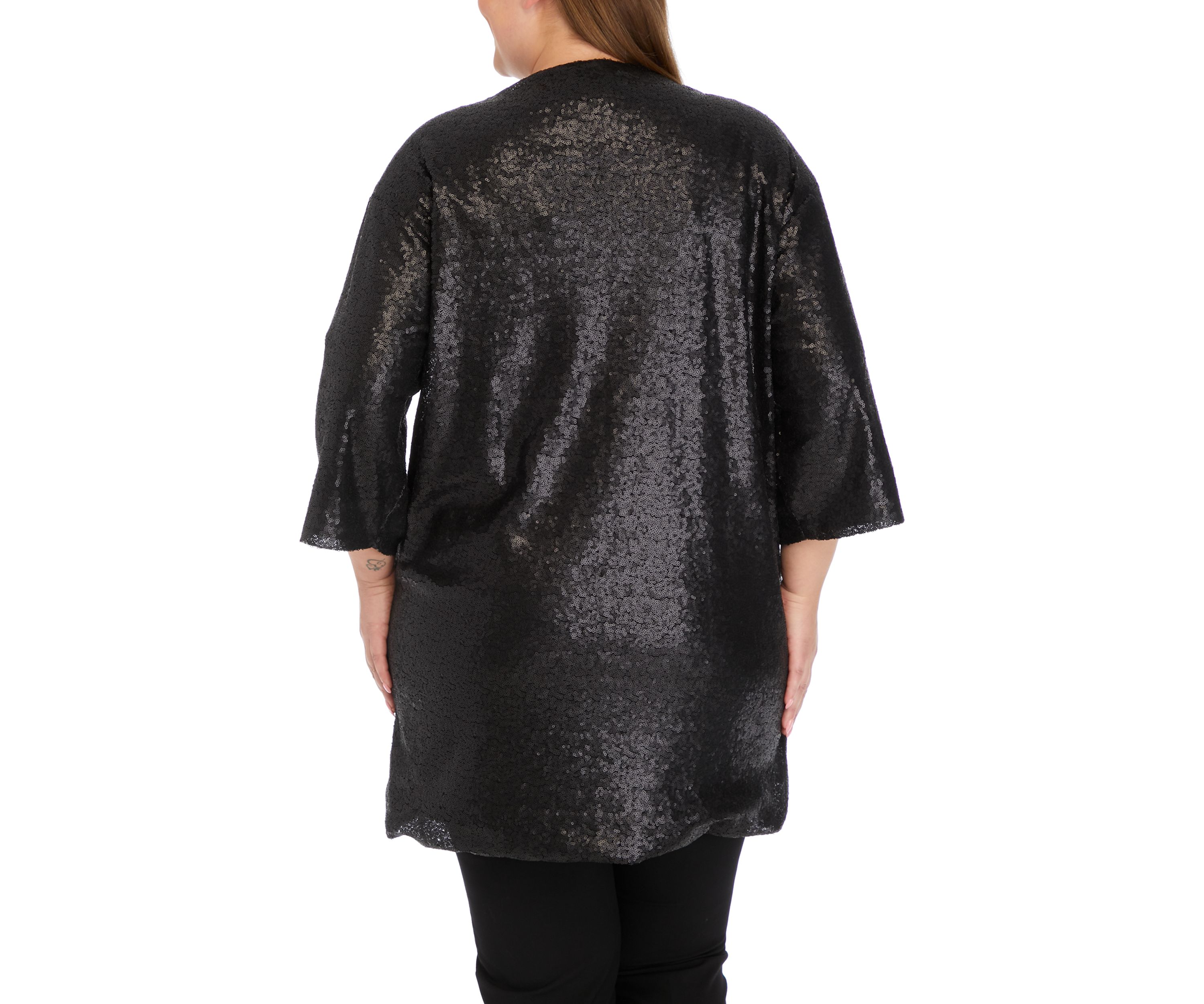 Womens Sequin Topper
