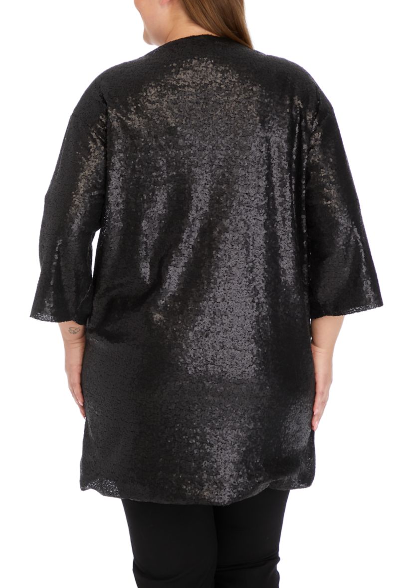 Womens Sequin Topper