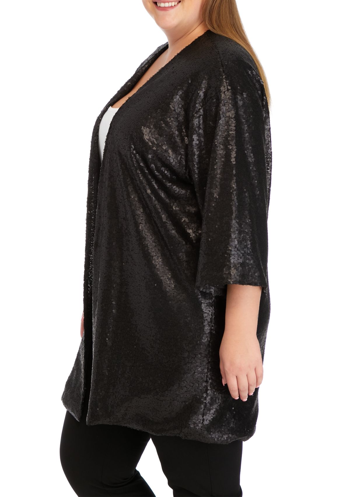 Womens Sequin Topper