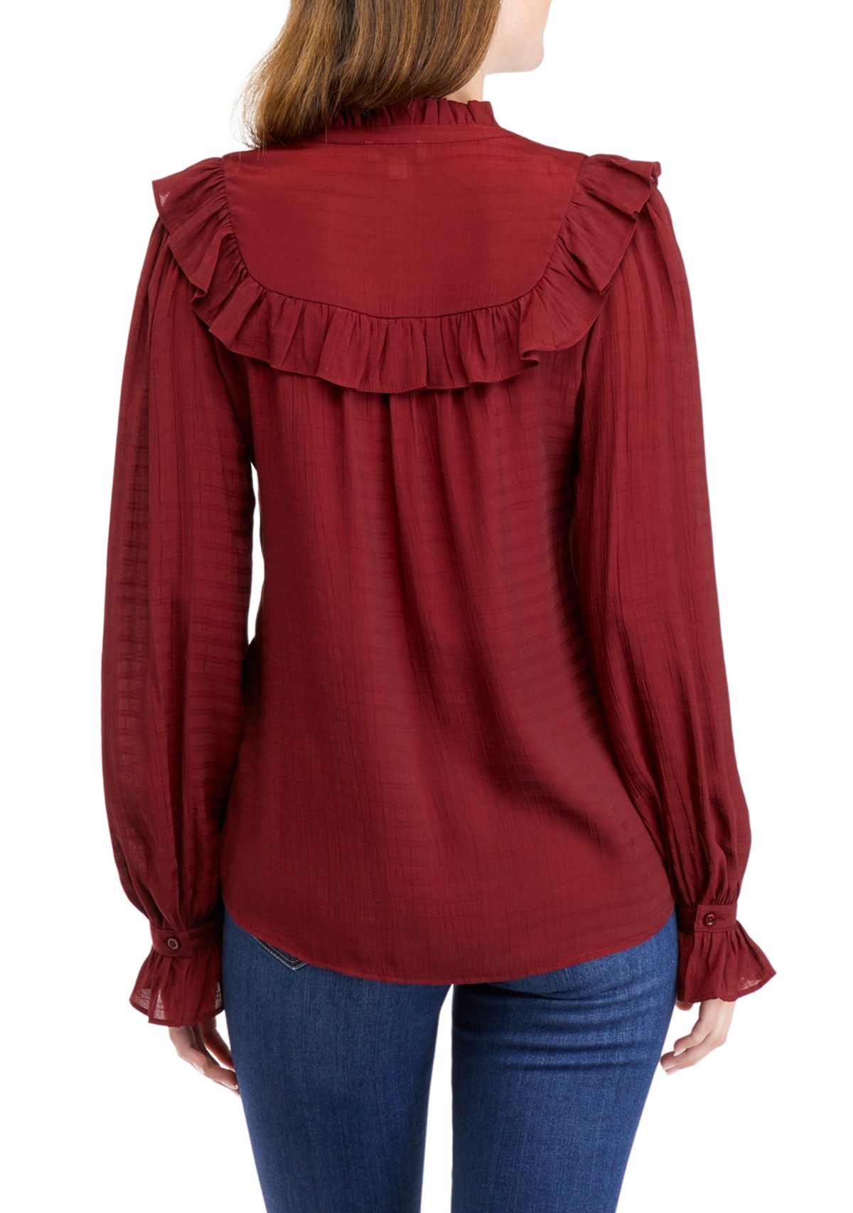Womens Shadow Stripe Blouse
