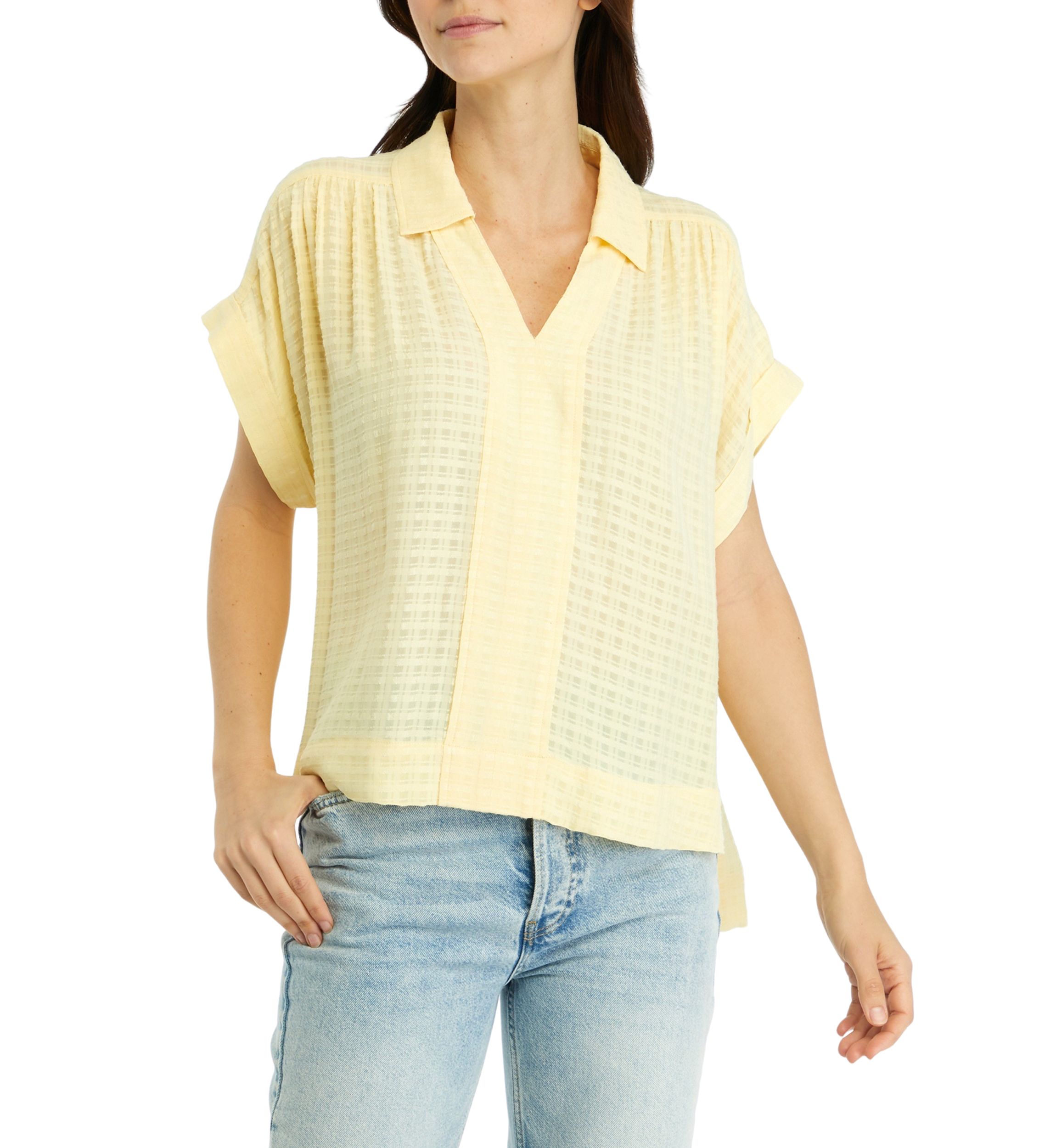 Womens Collared Top