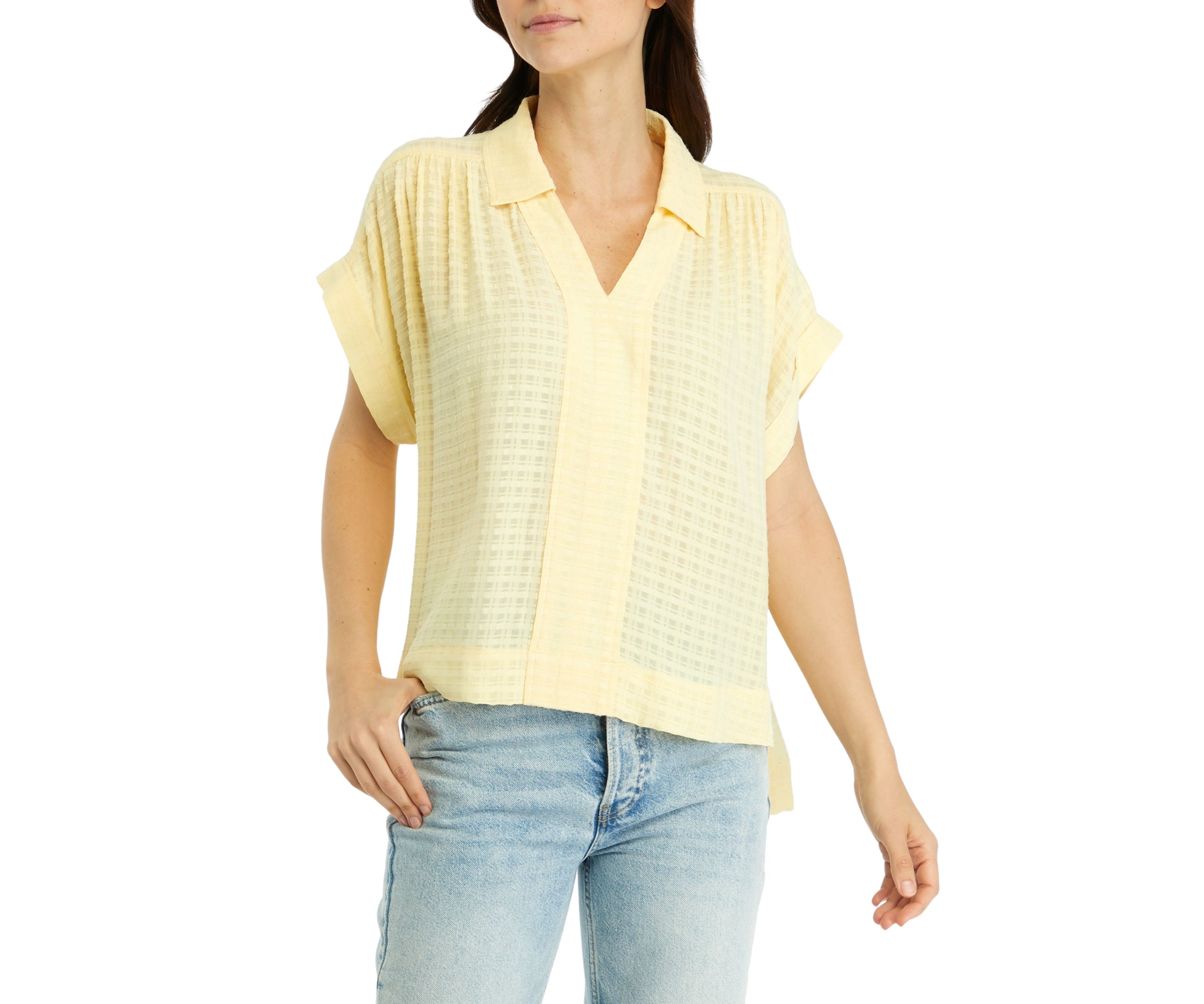 Womens Collared Top