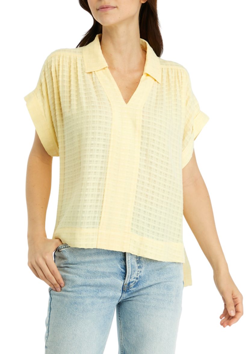 Womens Collared Top