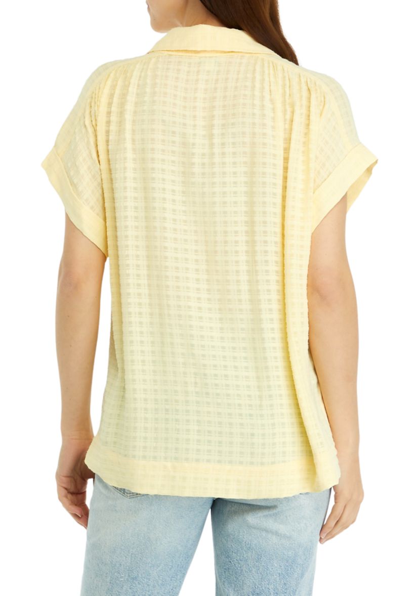 Womens Collared Top
