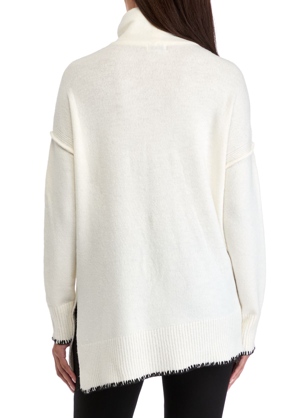Womens Blanket Stitched Sweater
