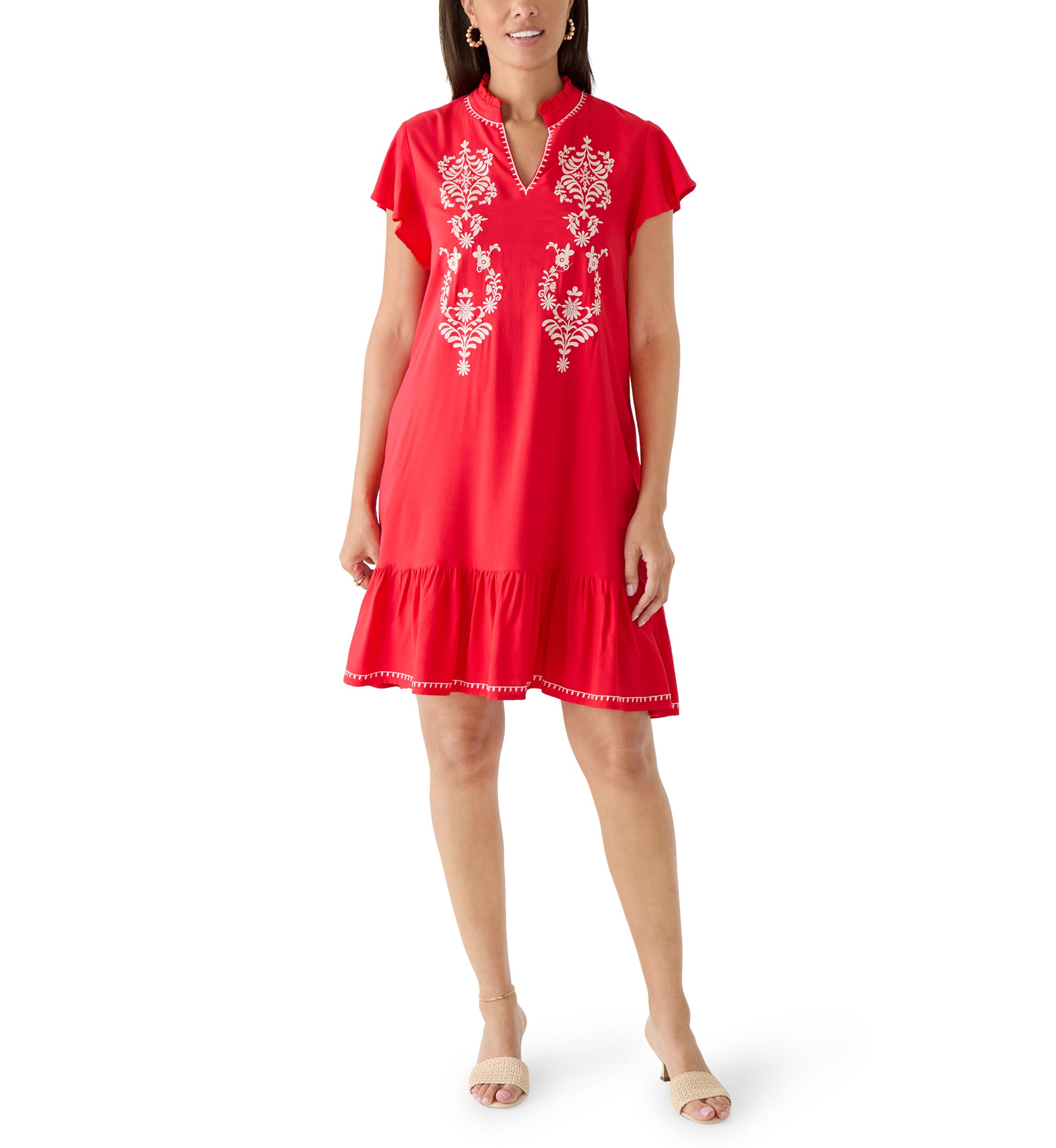 strapless open back dress Dixie Red Sweater Dress L