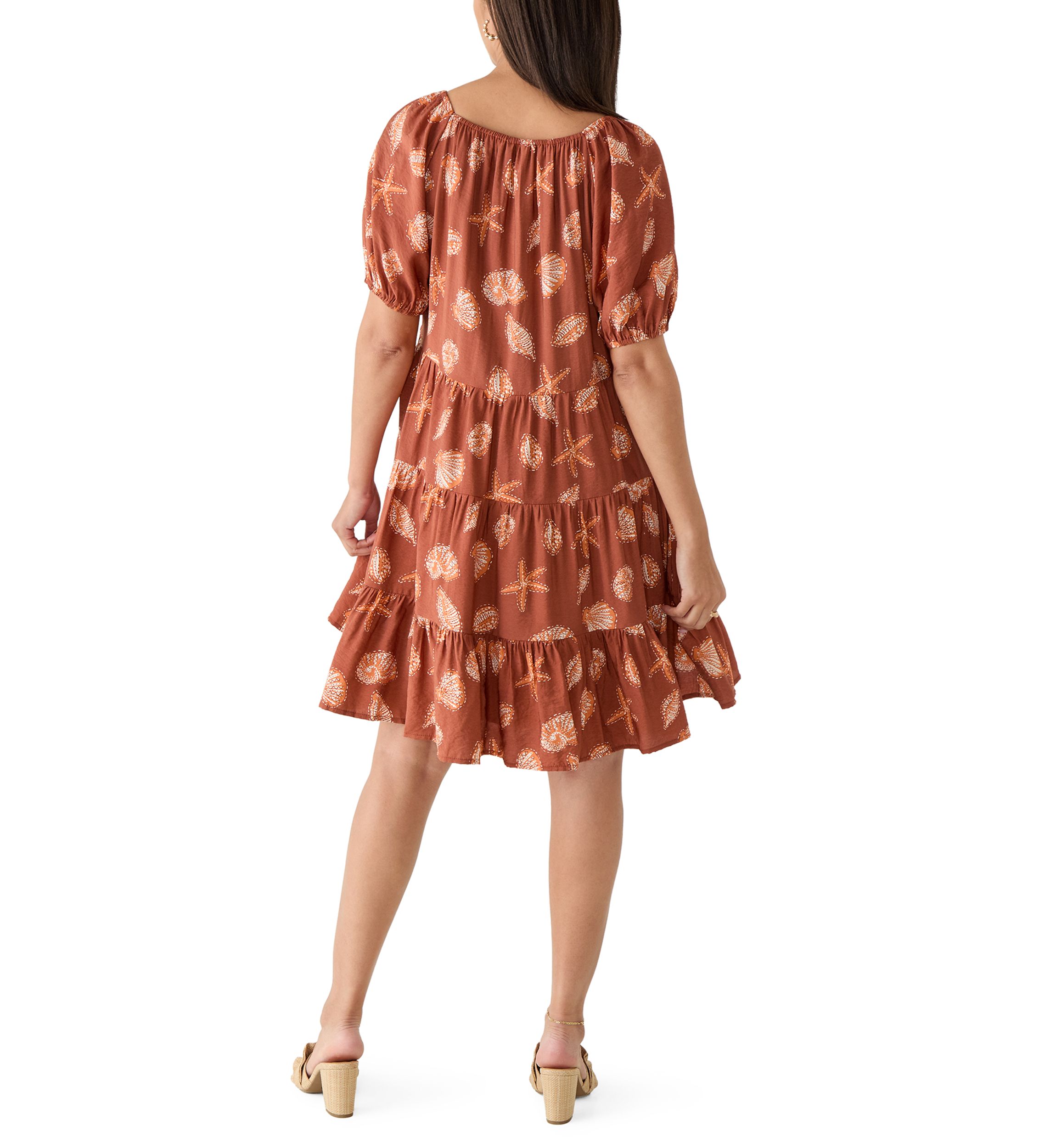 belk orange dress English Factory