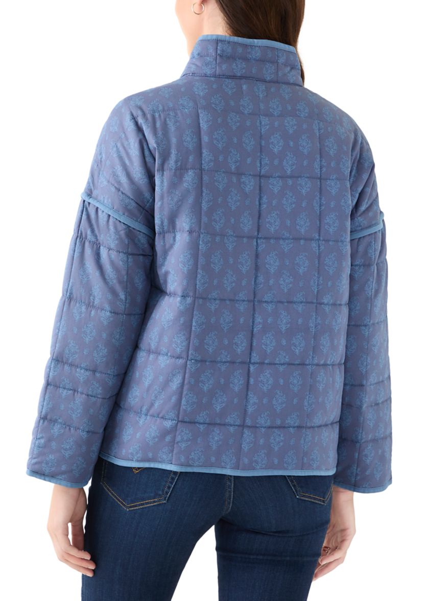 Womens Quilted Bomber Jacket
