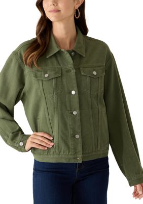Wonderly Women's Oversized Denim Jacket, XXL
