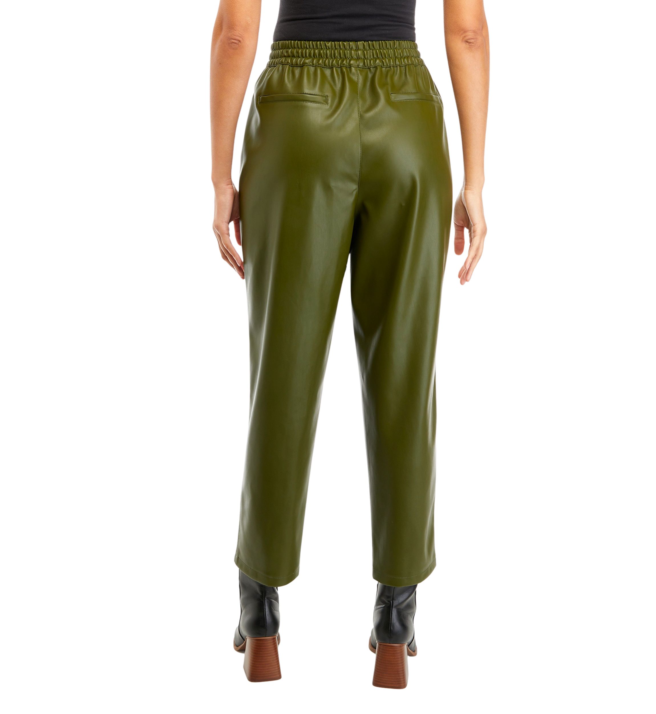 Womens Vegan Leather Pants