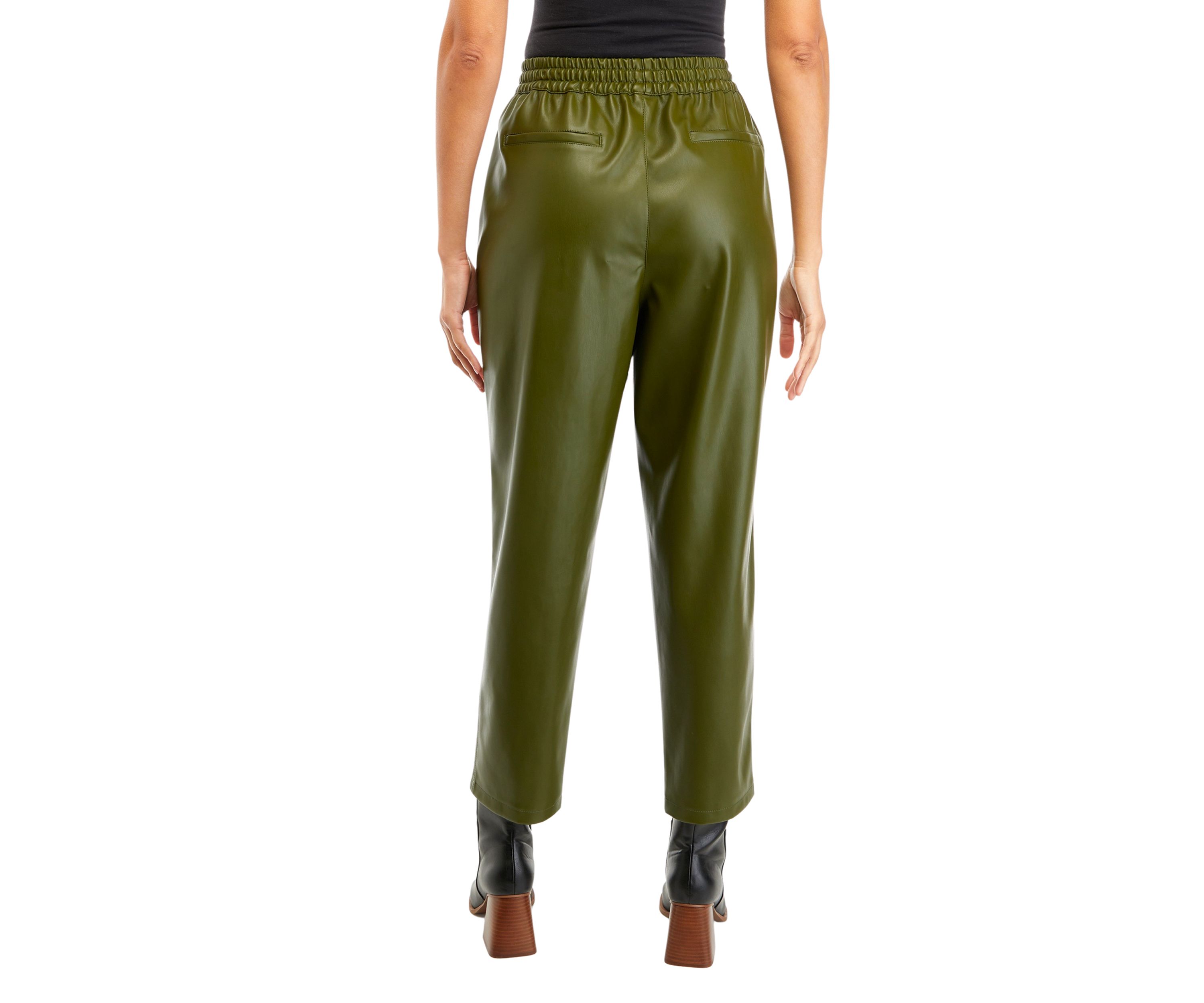 Womens Vegan Leather Pants