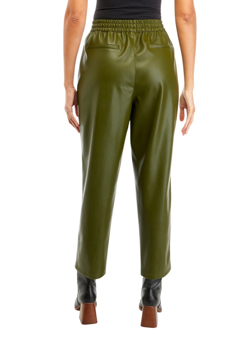 Womens Vegan Leather Pants