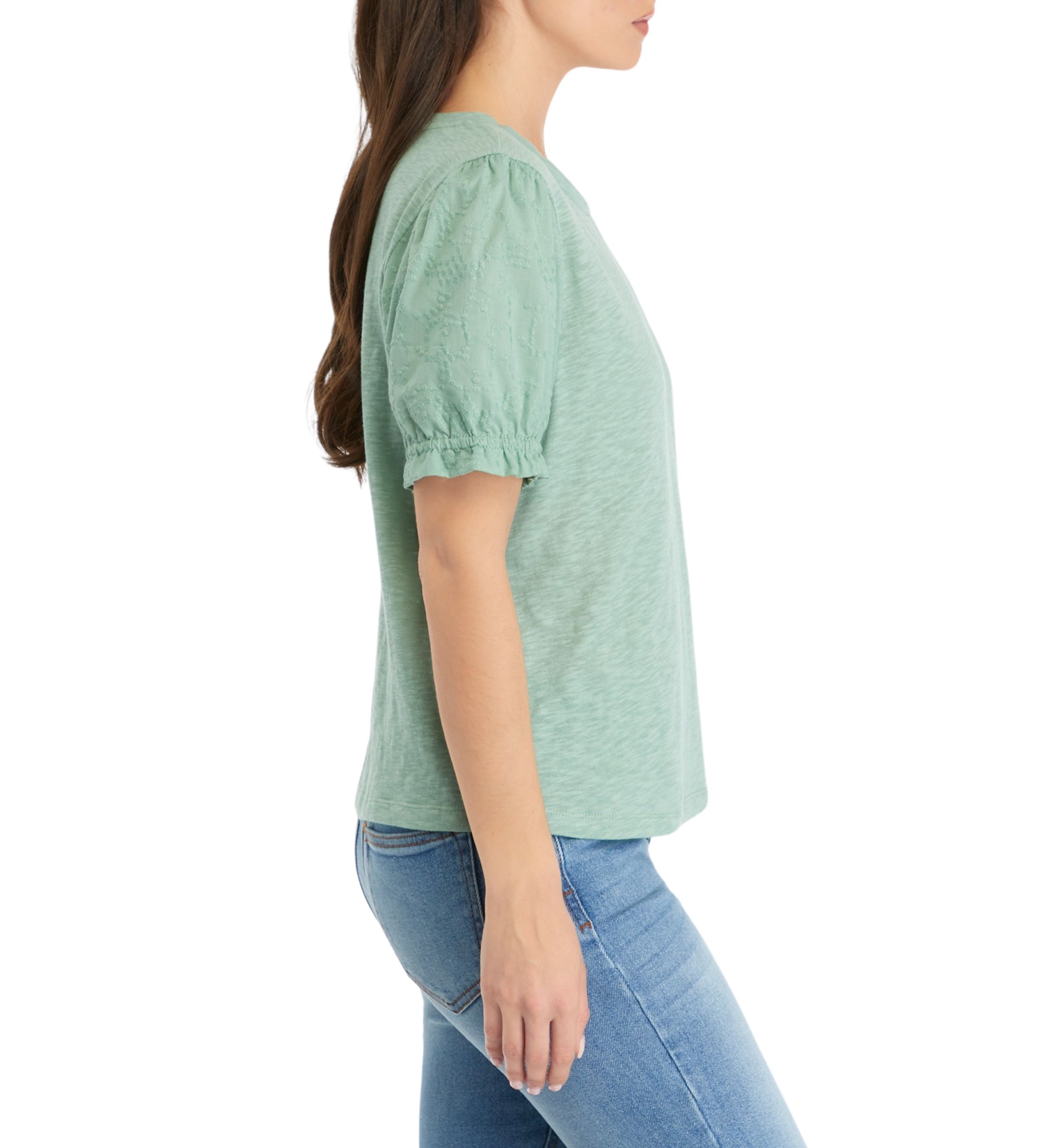 Petite Puff Sleeve Top 