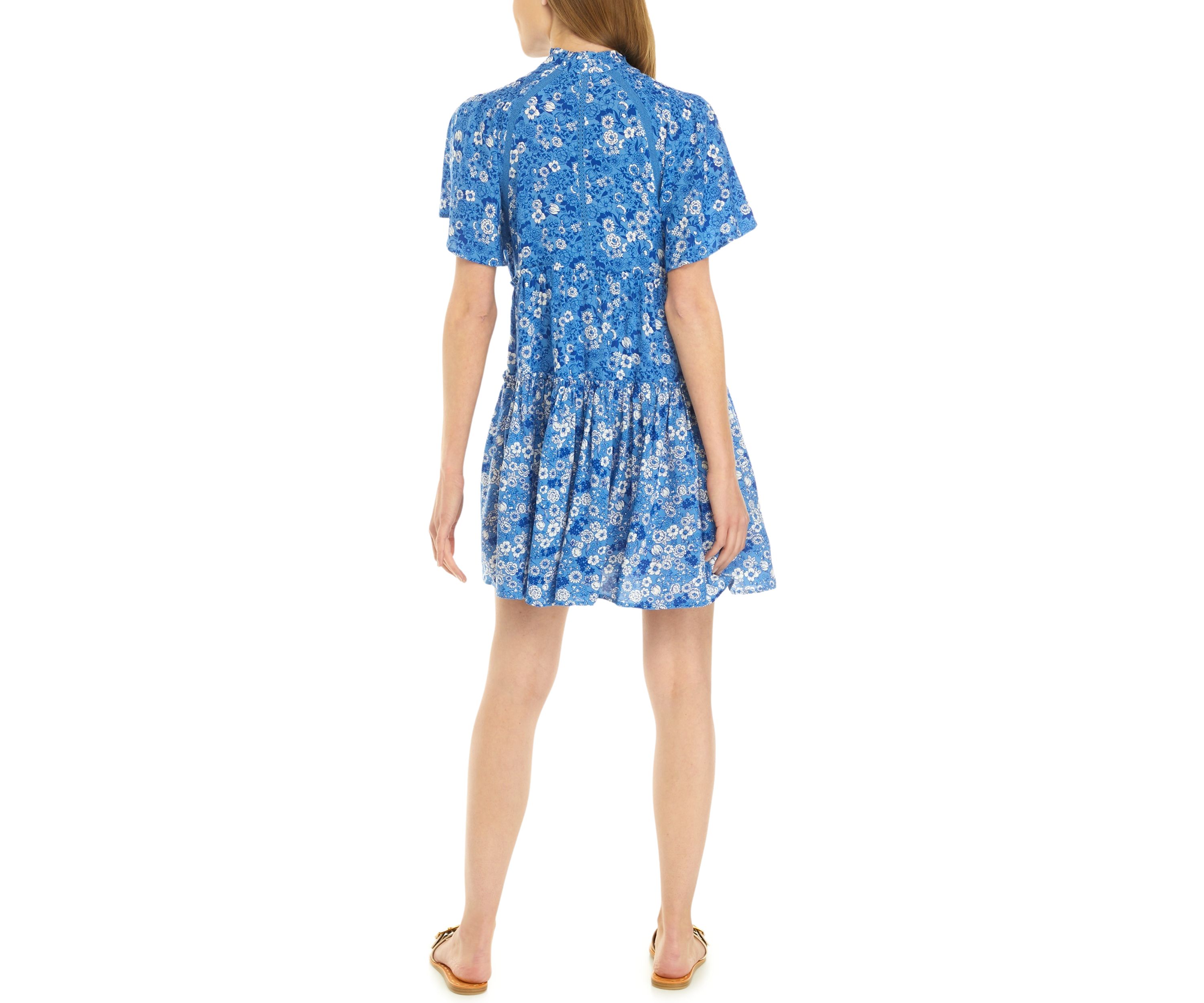Petite Tiered Swing Dress 