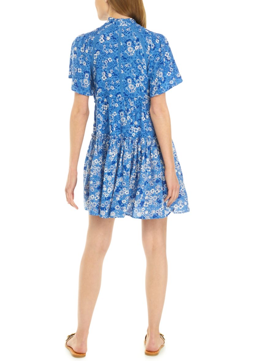 Petite Tiered Swing Dress 