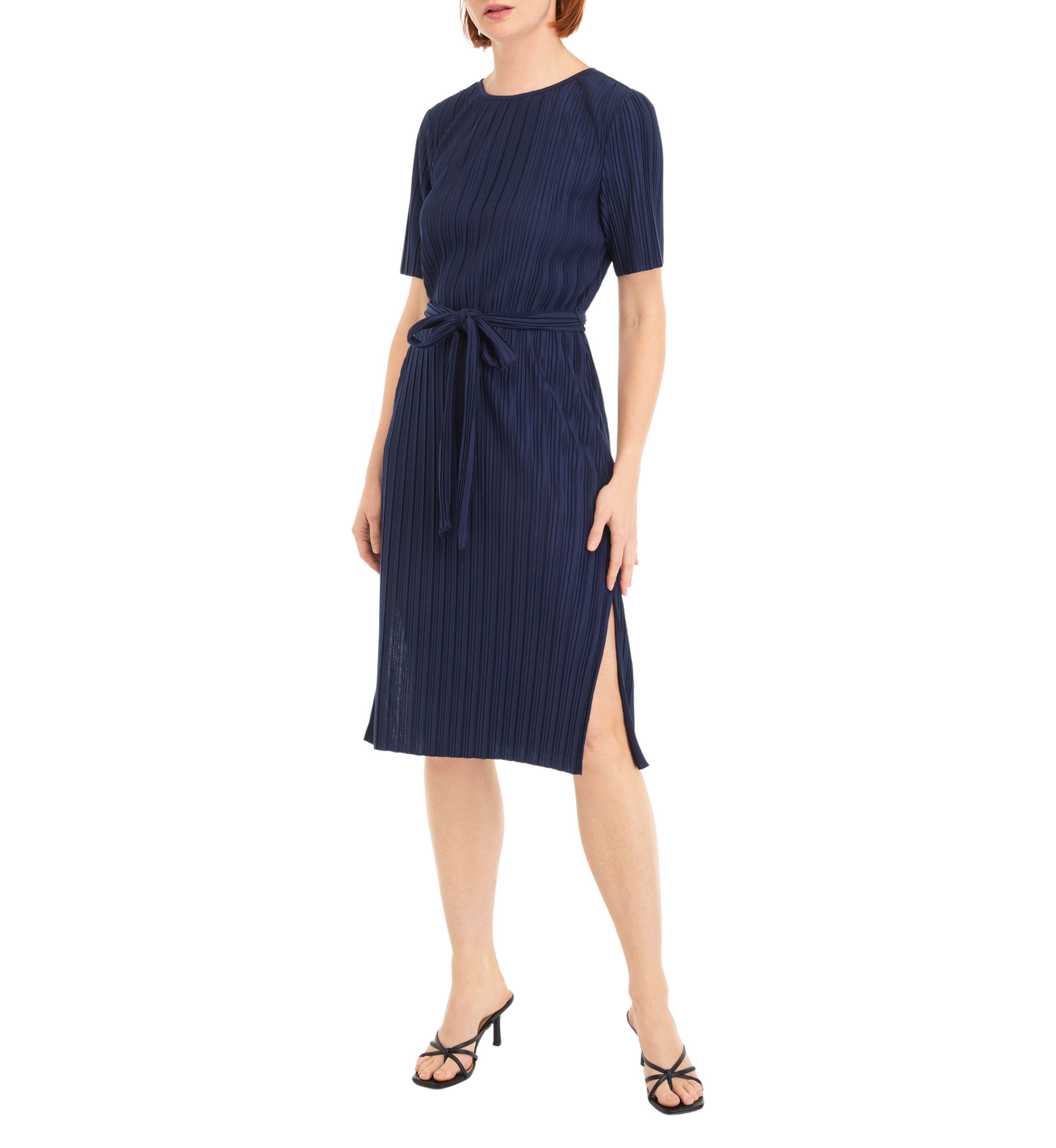 Petite Tie Waist Midi Dress