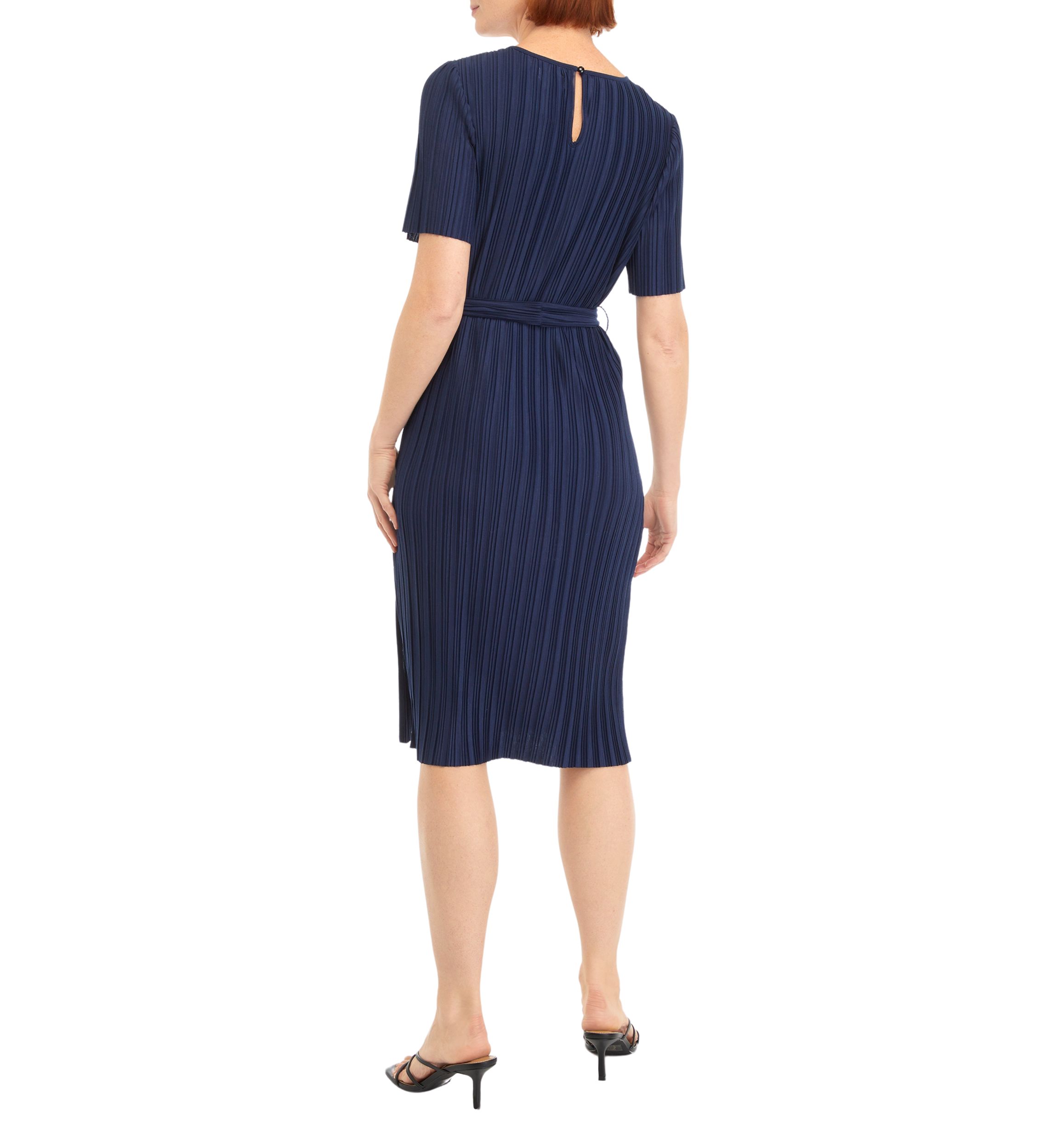 Petite Tie Waist Midi Dress