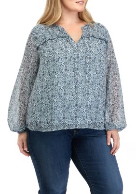 Belk plus hot sale size tops