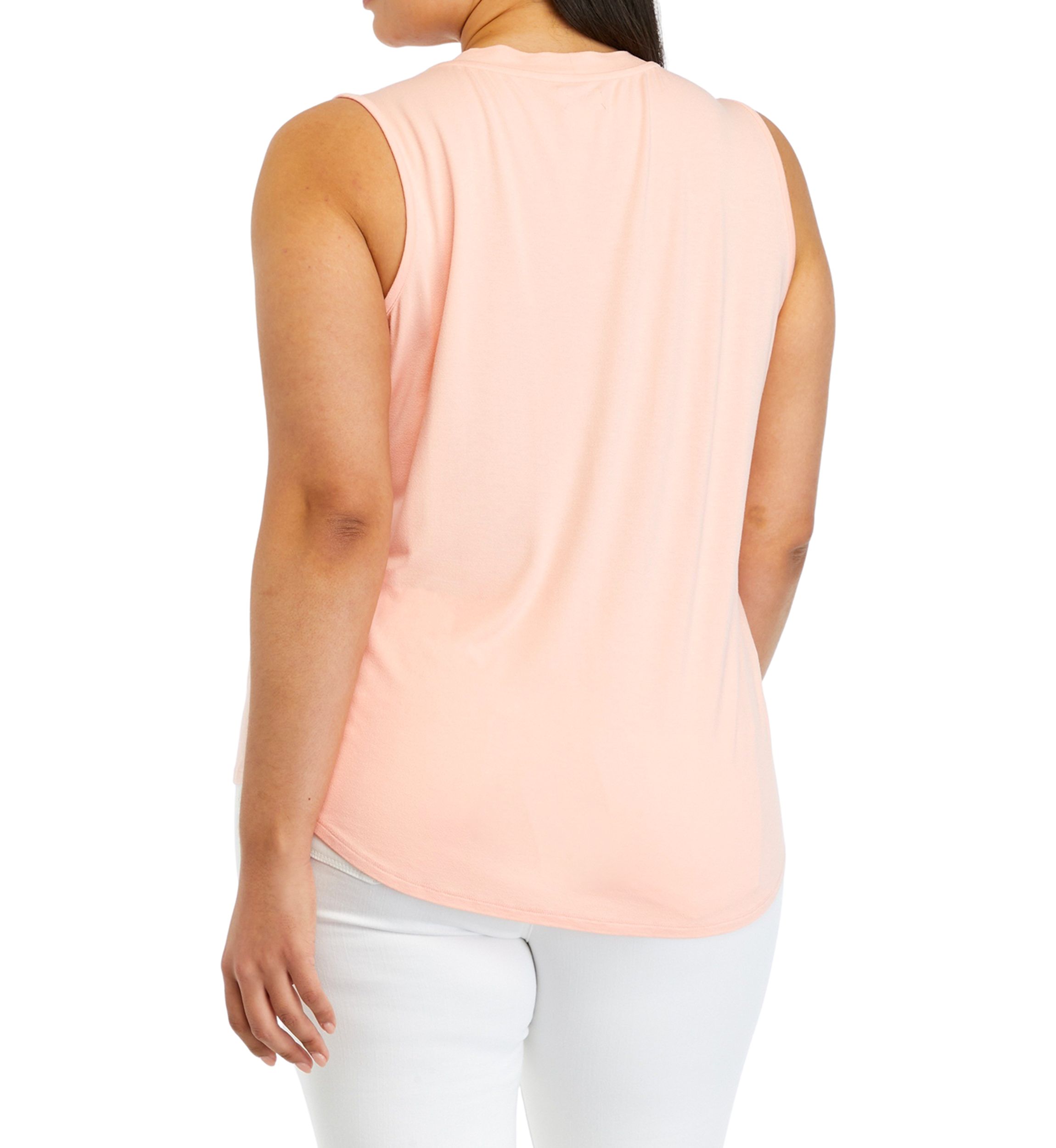 Plus Size Pintuck Tank Top