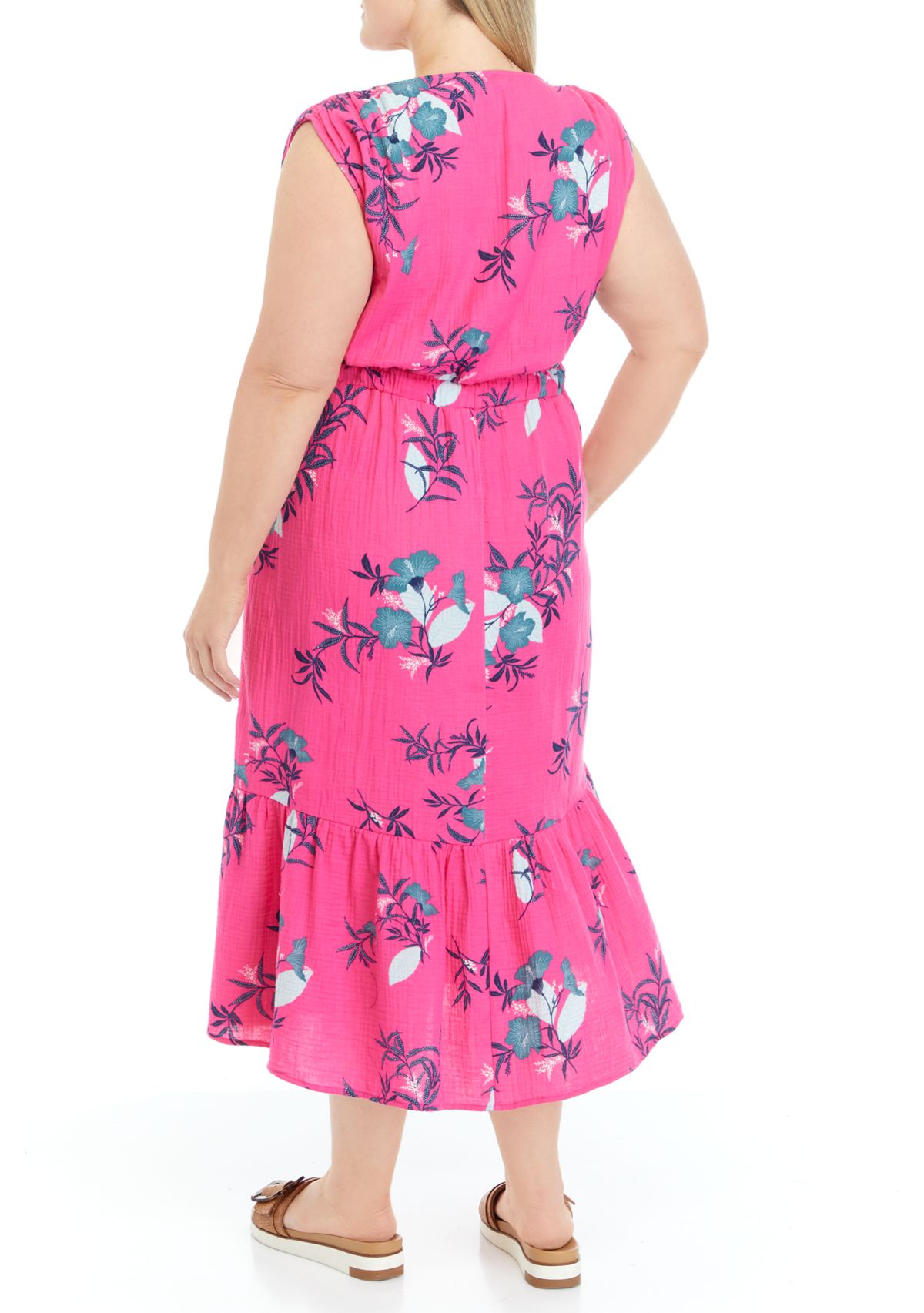 Plus Size Tiered Maxi Dress