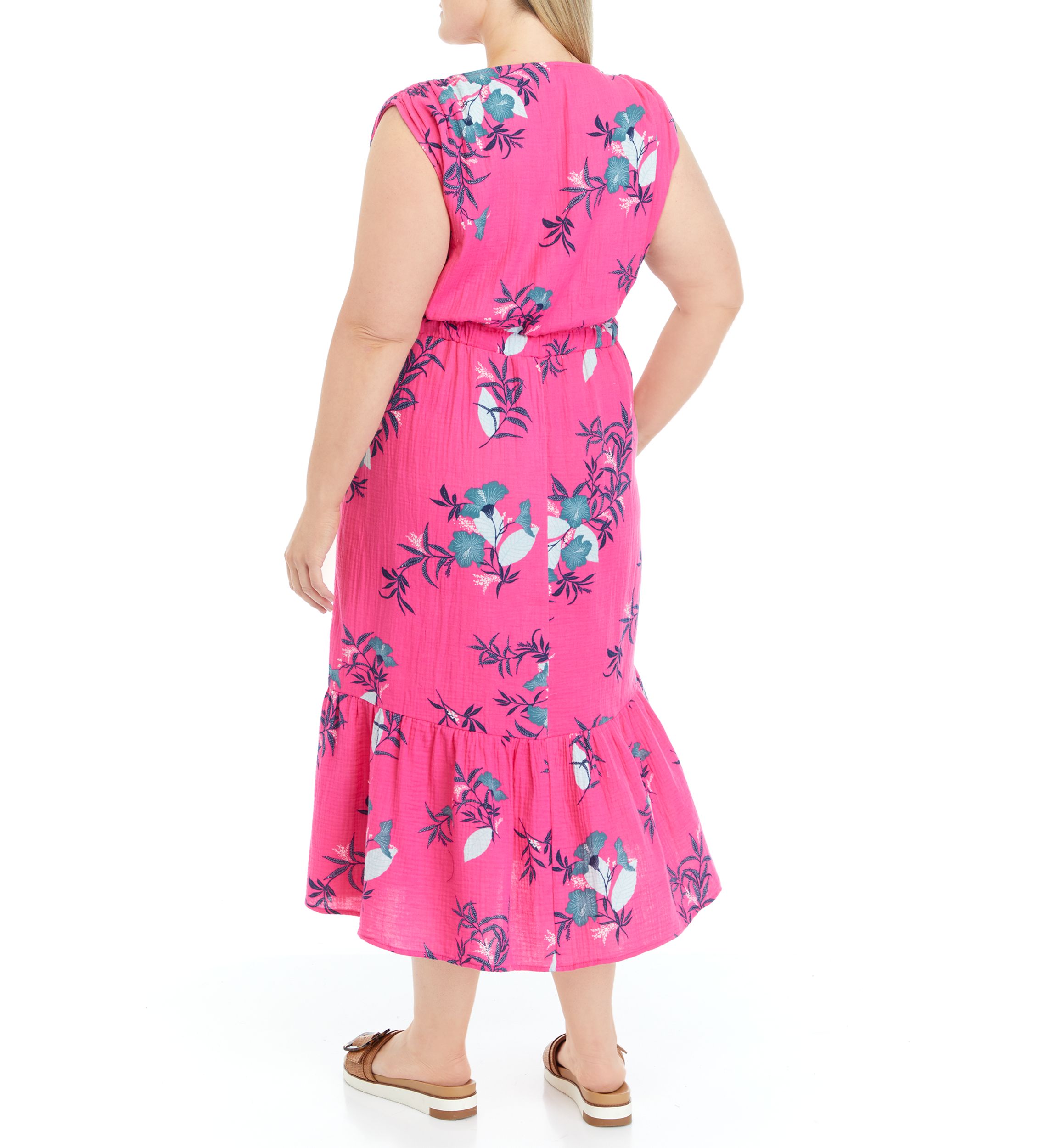 Plus Size Tiered Maxi Dress