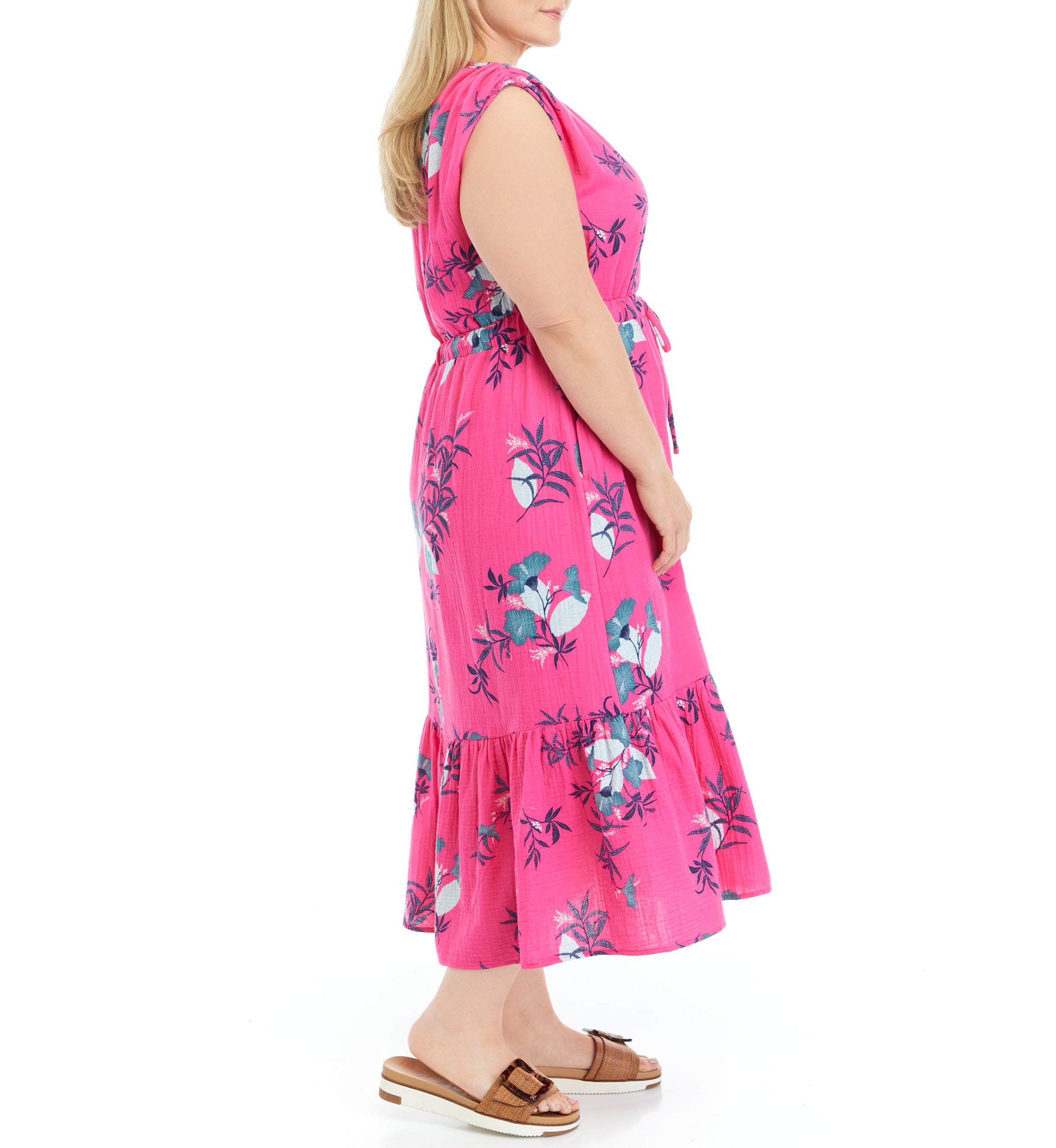 Plus Size Tiered Maxi Dress