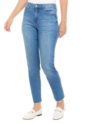 Women's High Rise Straight Leg Jeans