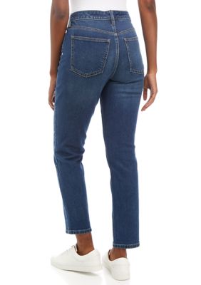 Women's High Rise Straight Jeans