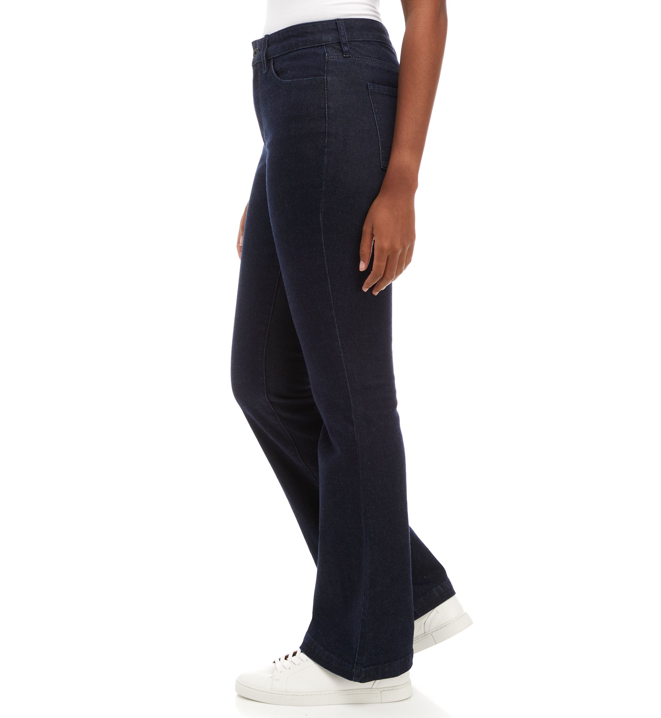 Womens High Rise Flare Jeans