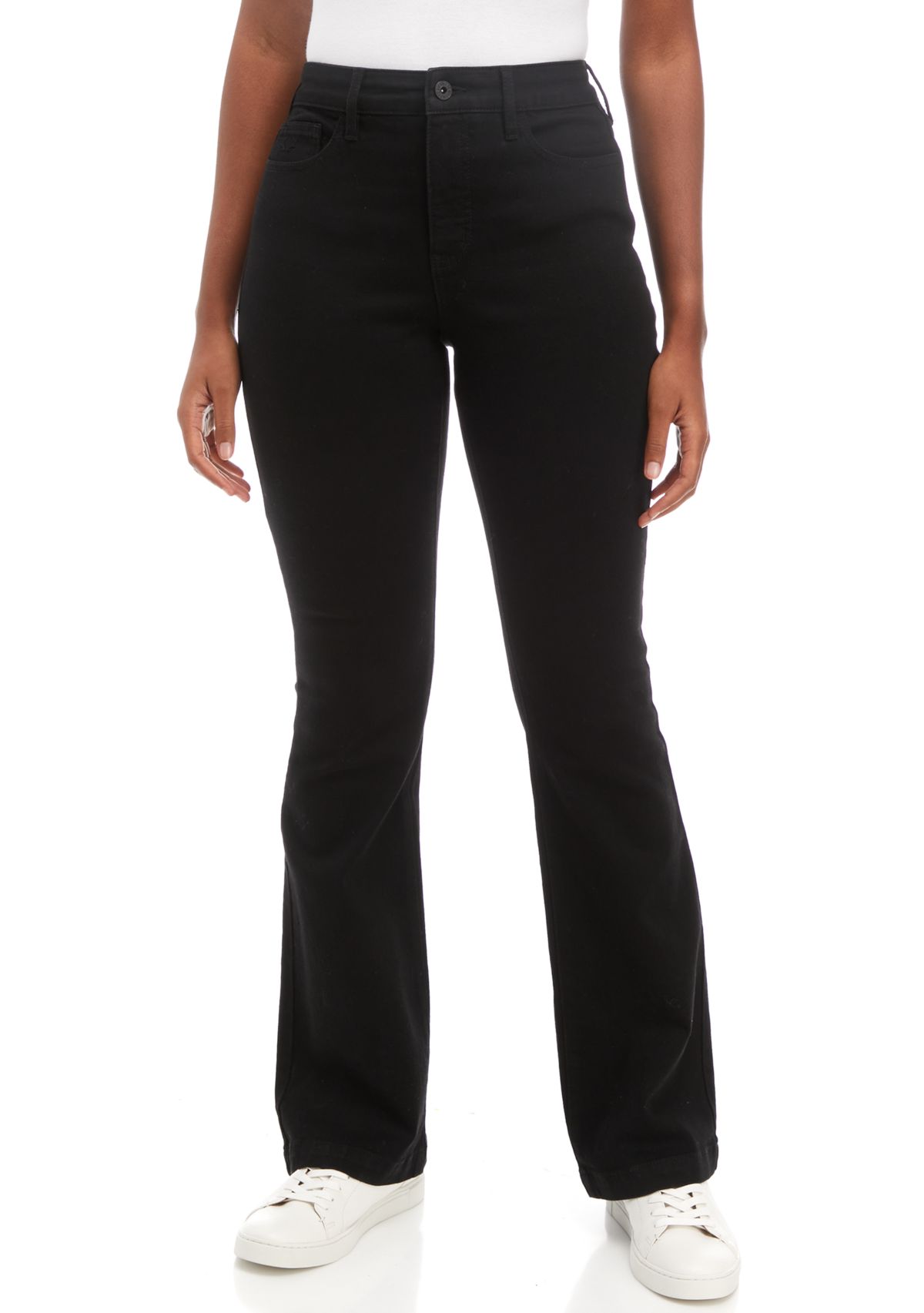 Womens High Rise Flare Jeans