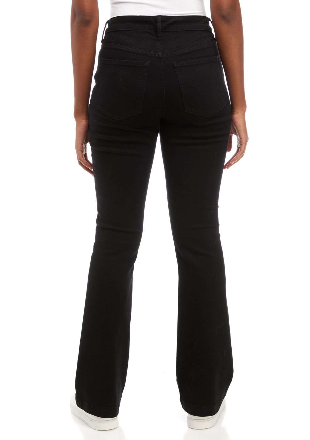 Womens High Rise Flare Jeans