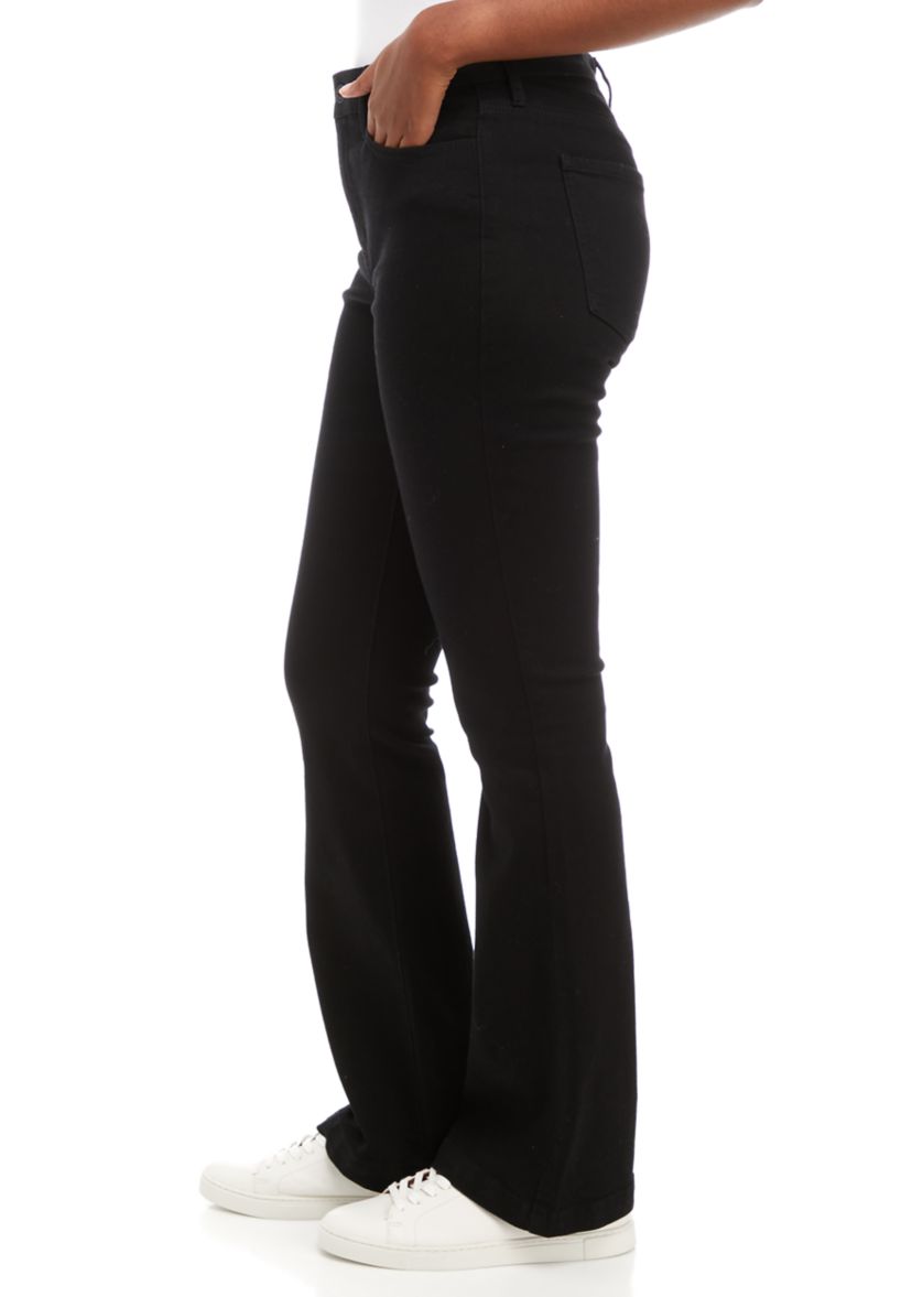Womens High Rise Flare Jeans