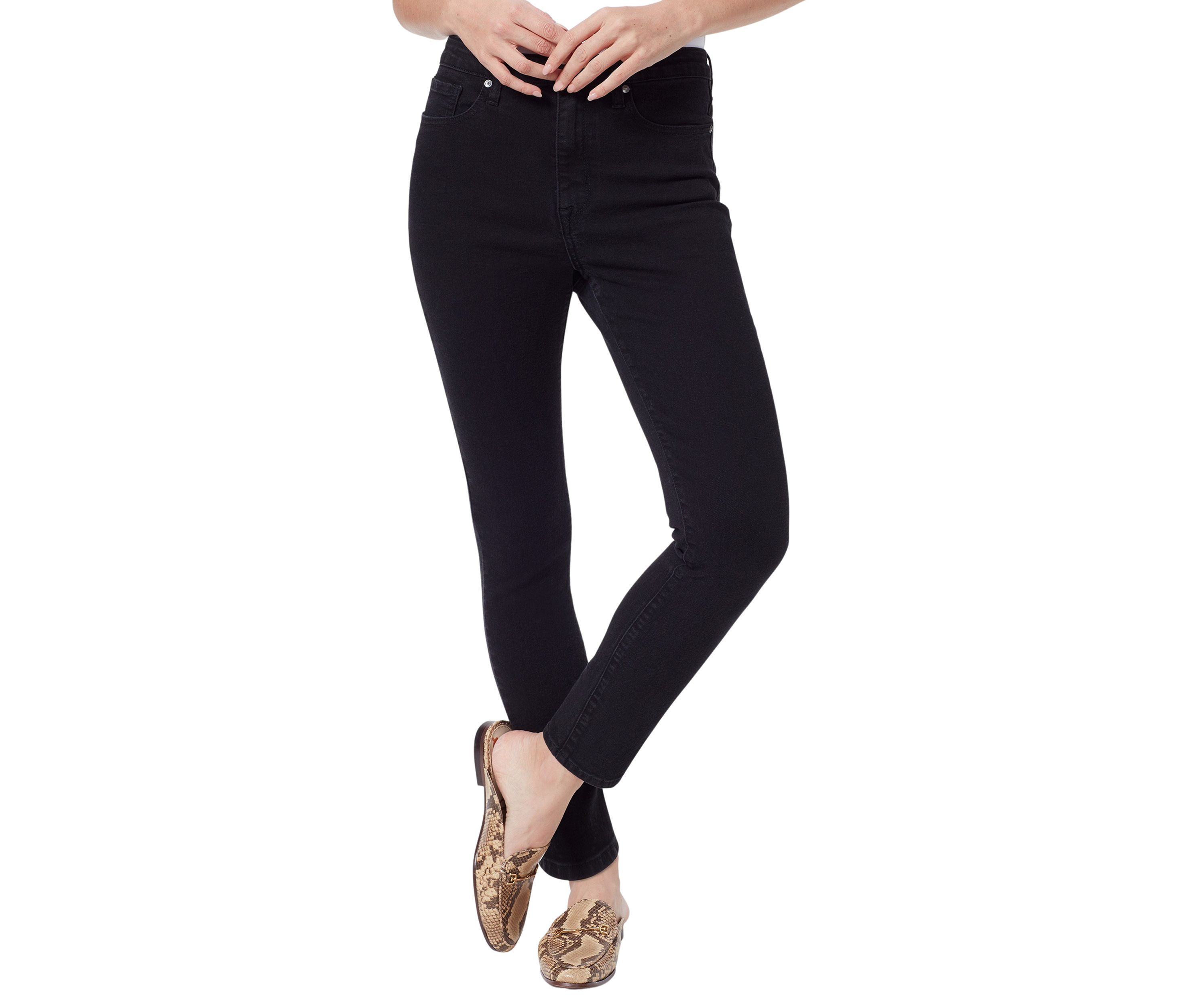 Womens High Rise Skinny Jeans