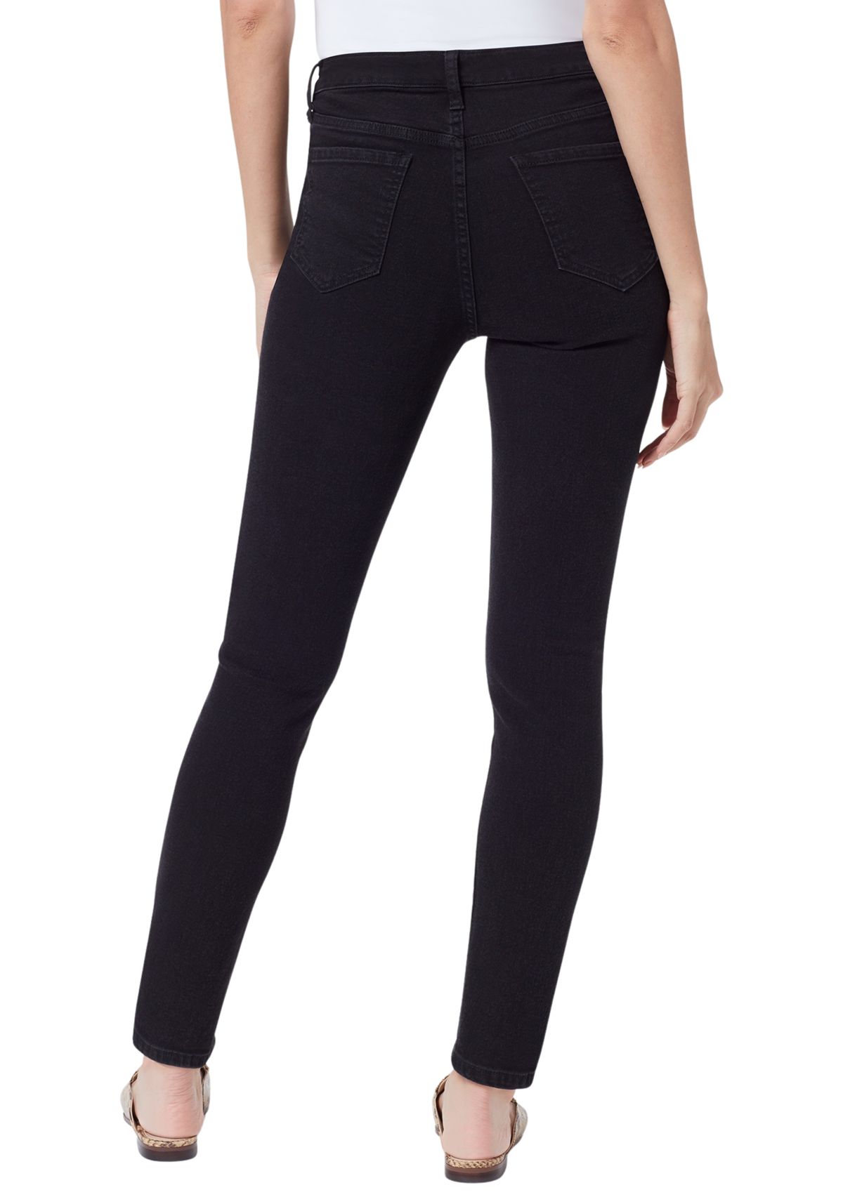Womens High Rise Skinny Jeans