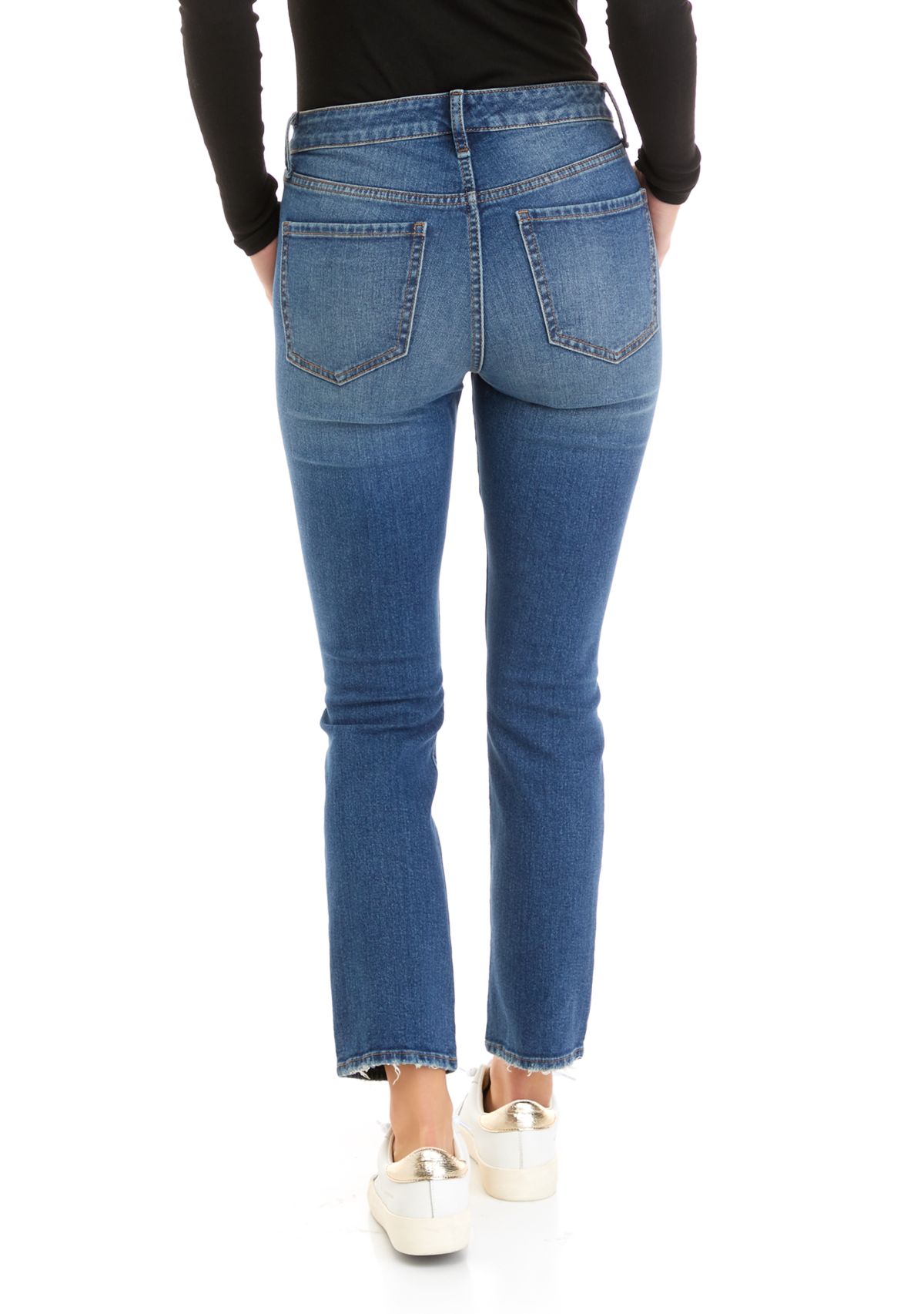 Womens High Rise Skinny Jeans