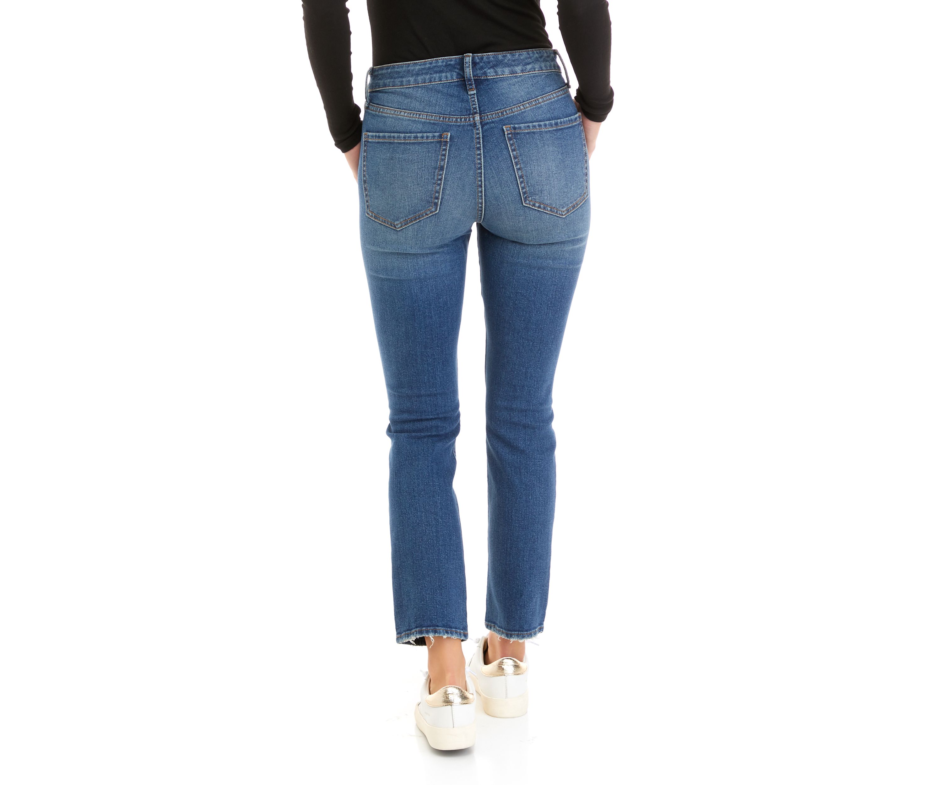 Womens High Rise Skinny Jeans