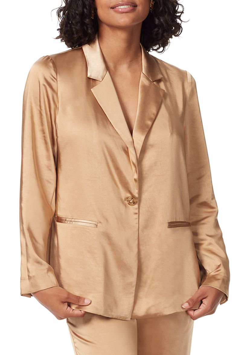 Womens Lyra Satin Blazer