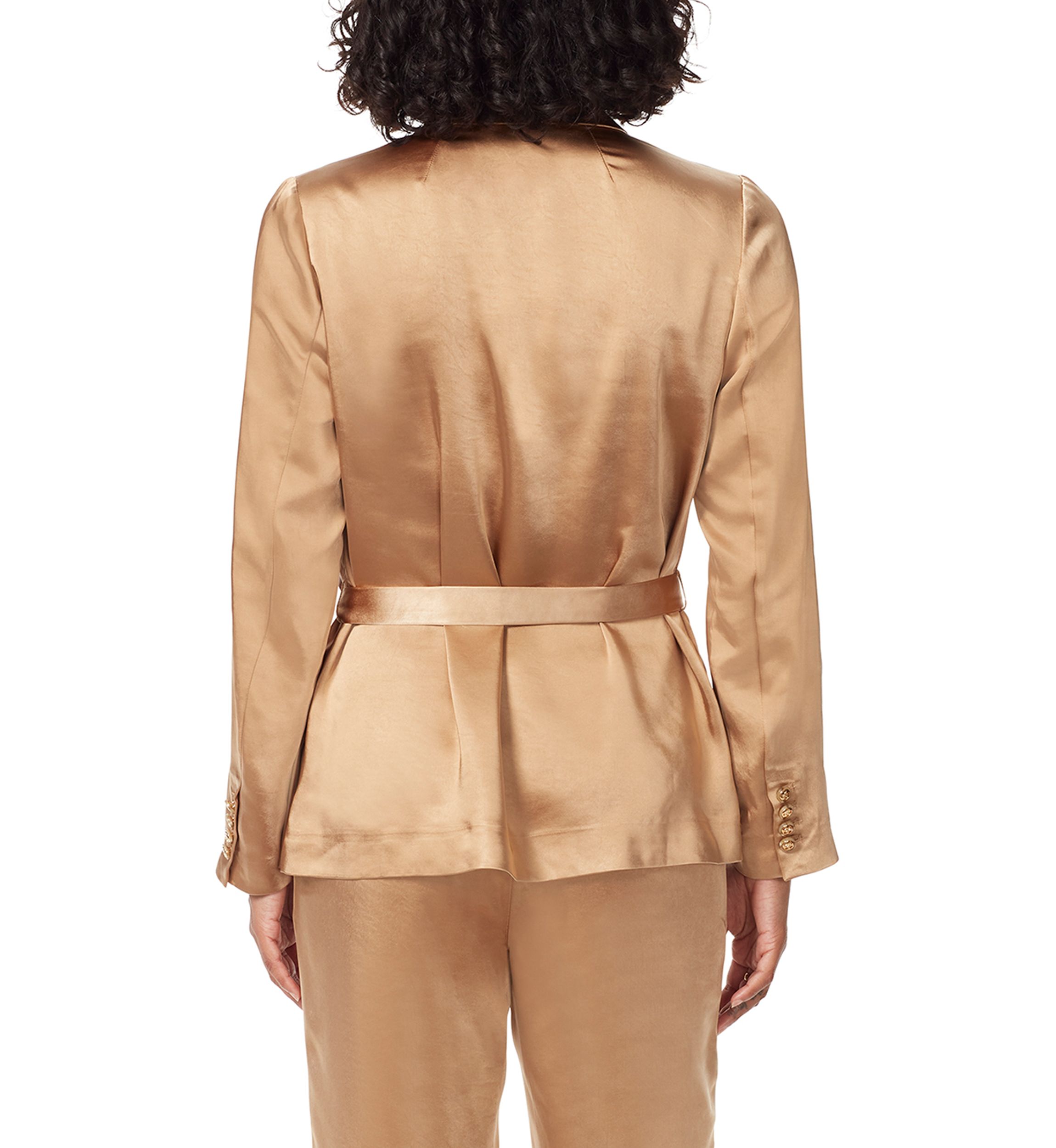 Womens Lyra Satin Blazer