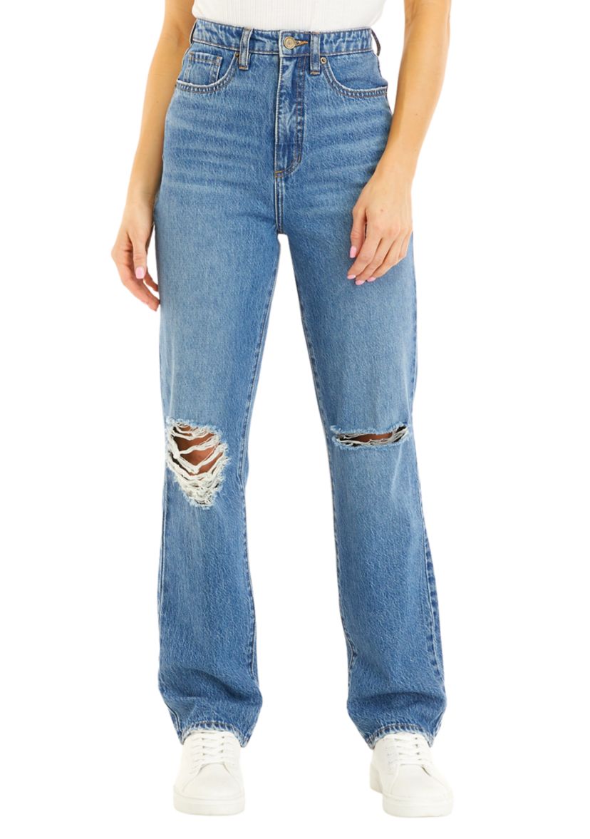 Womens 90s Pinched Waist Jeans