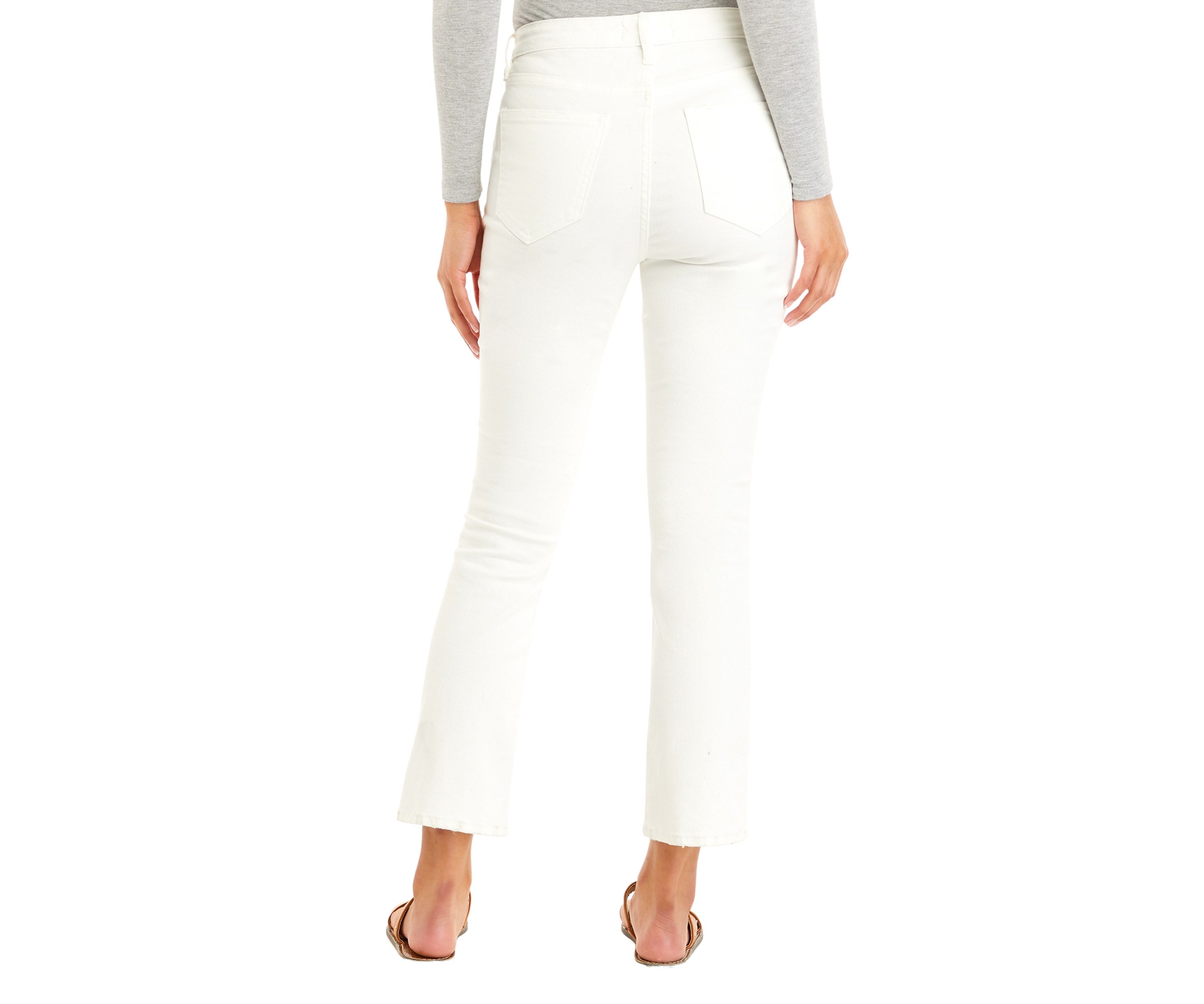 Womens Distressed Flare Jeans 