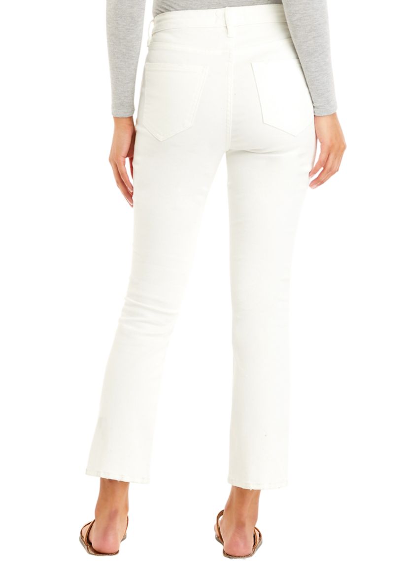 Womens Distressed Flare Jeans 