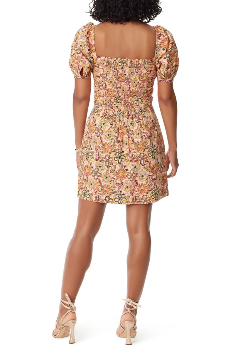 Erica Printed Poplin Dress