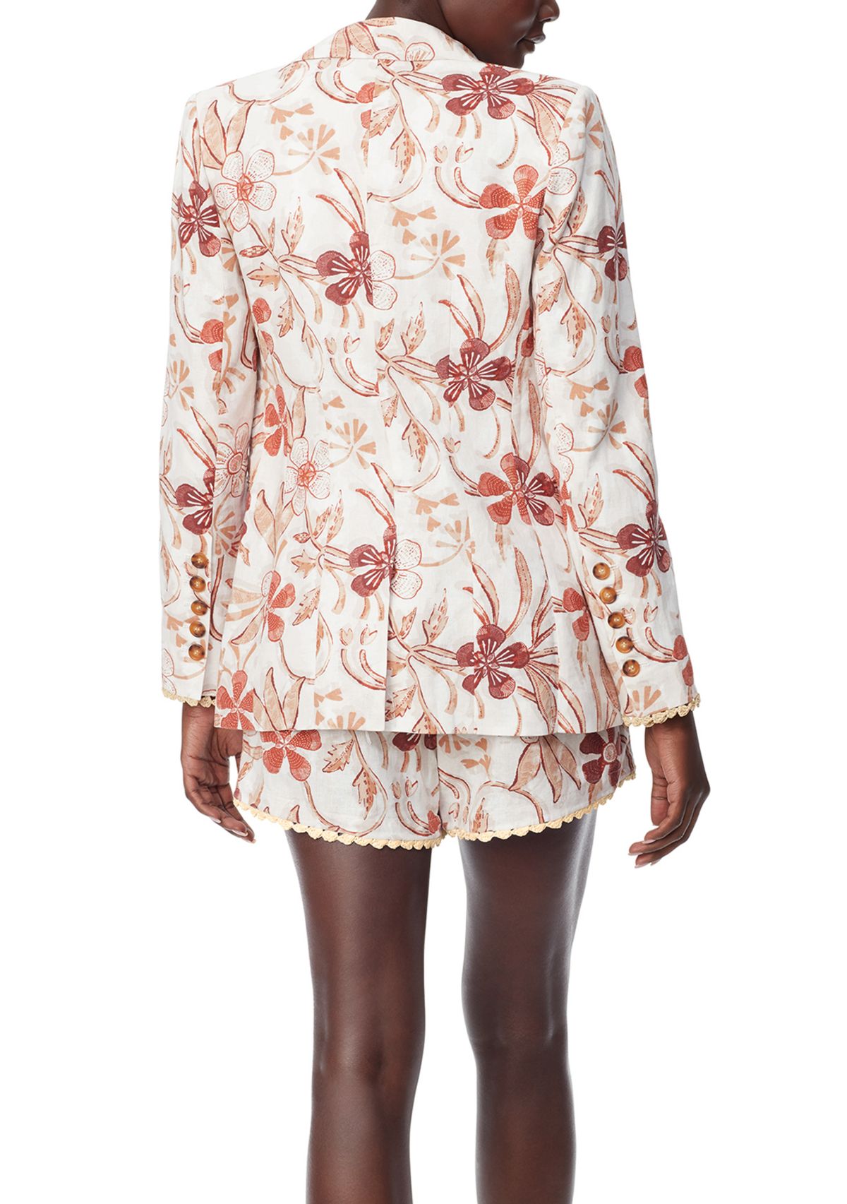 Womens Enola Printed Blazer