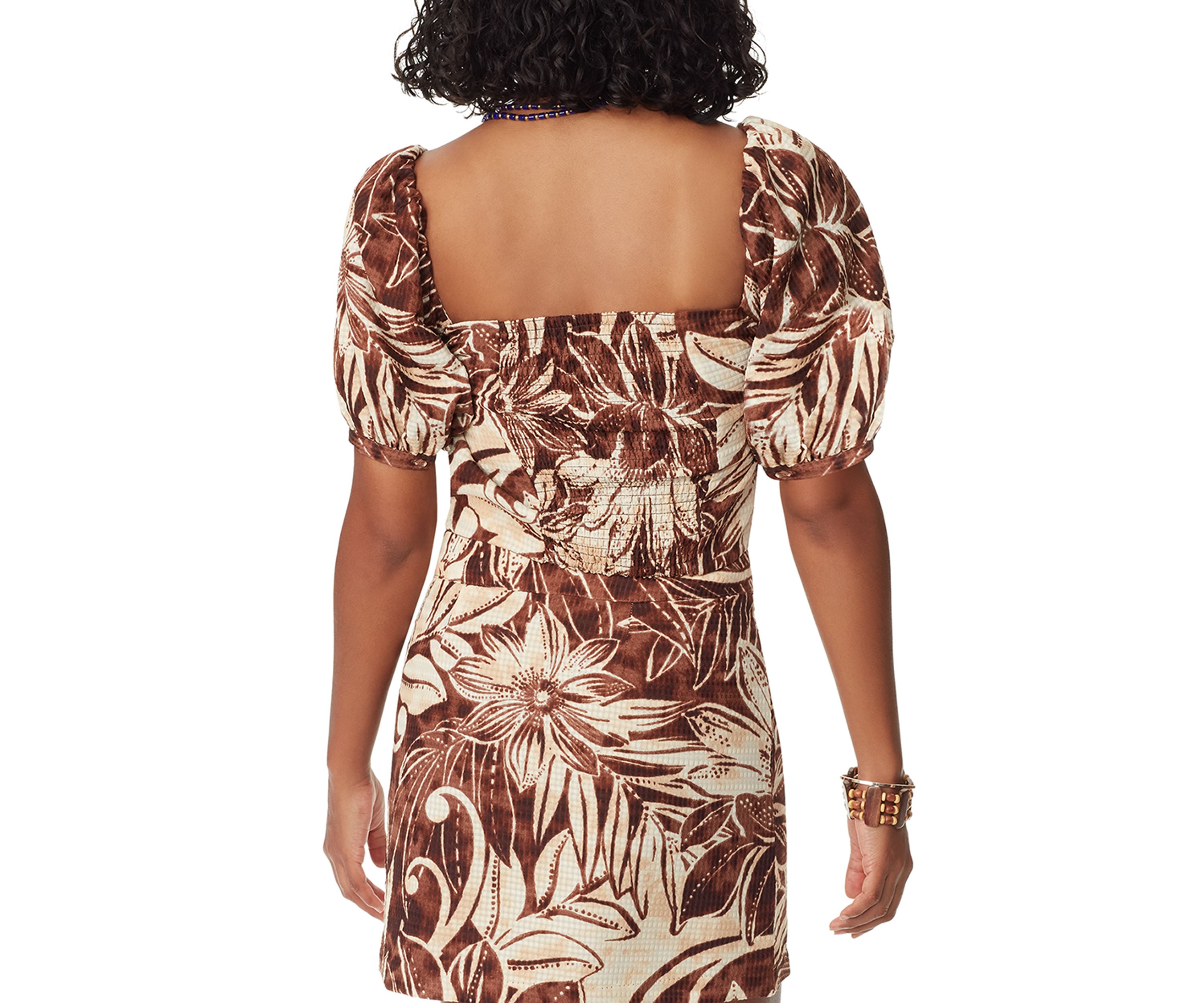 Womens Karen Puff Sleeve Top