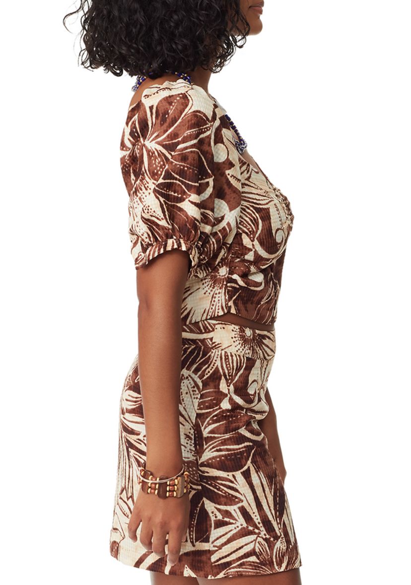 Womens Karen Puff Sleeve Top