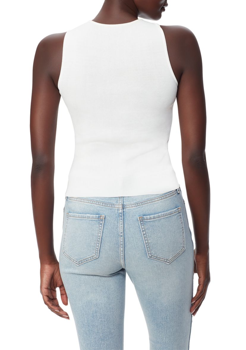 Womens Abril Knit Halter Neck Top
