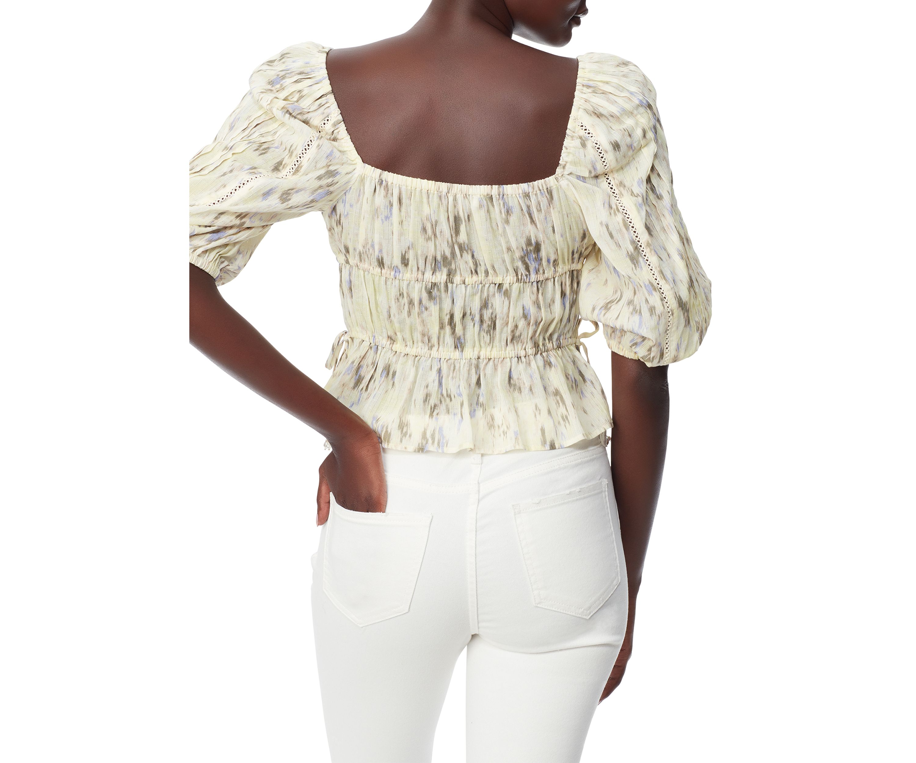 Womens Meadow Printed Dobby Top