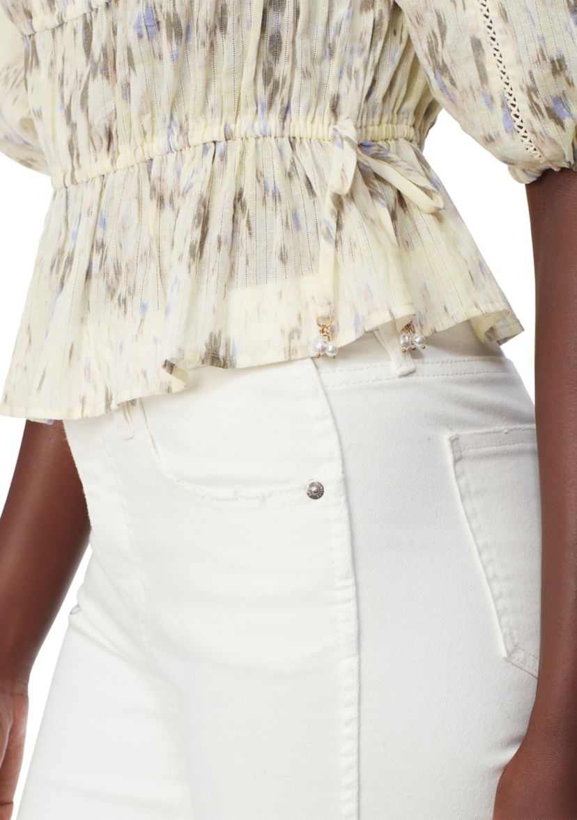 Womens Meadow Printed Dobby Top