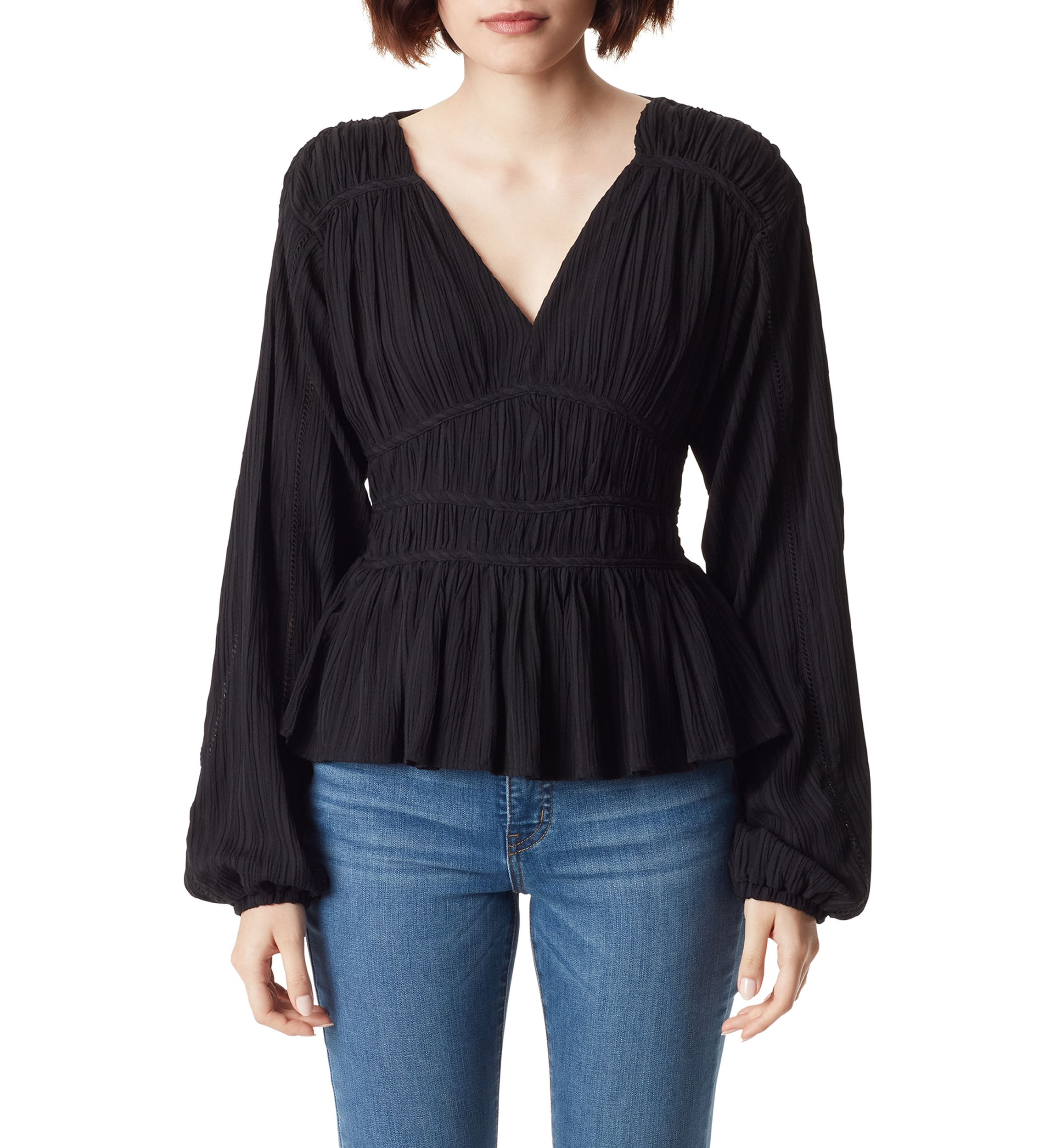 Evie Textured Woven Top 
