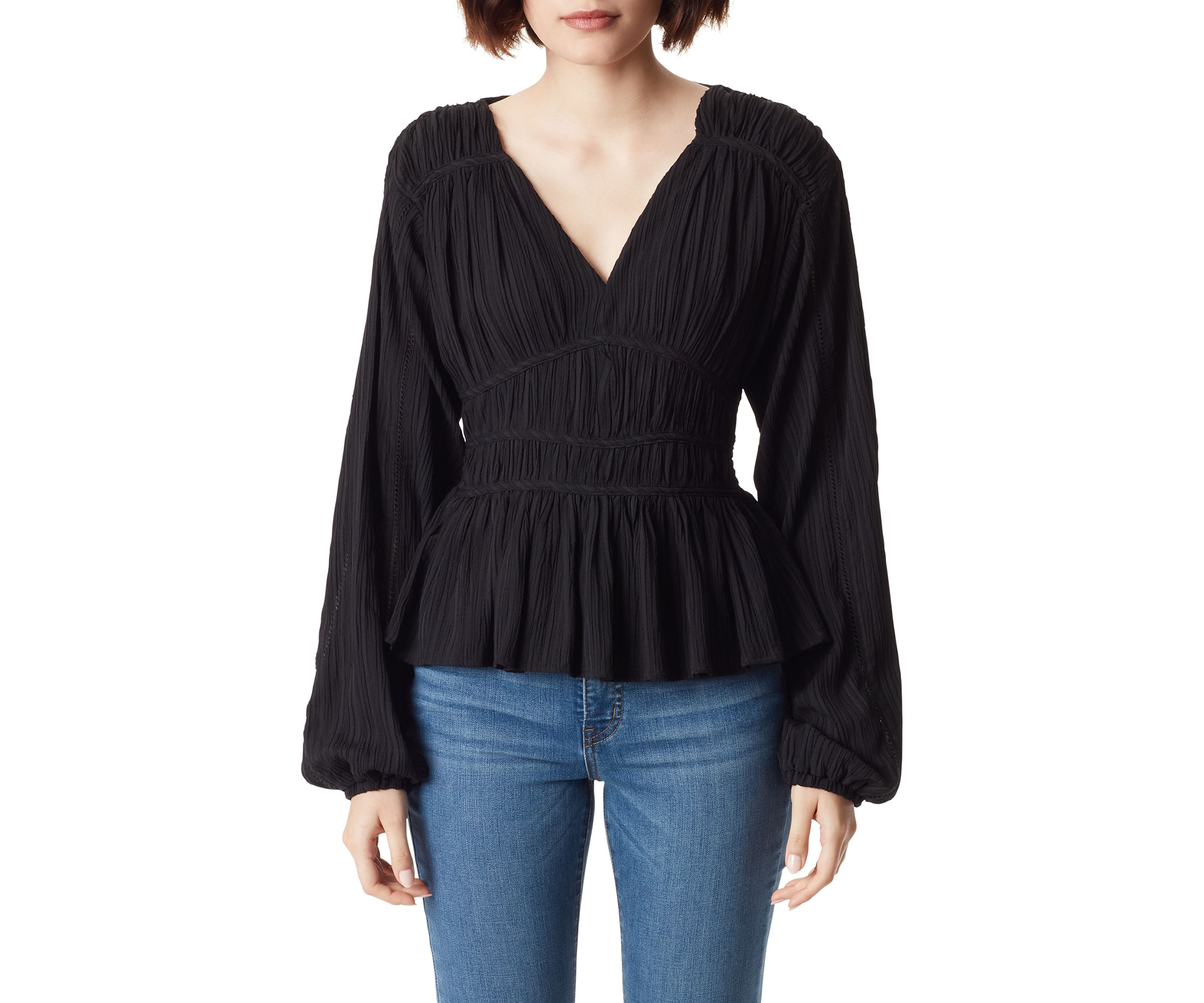 Evie Textured Woven Top 